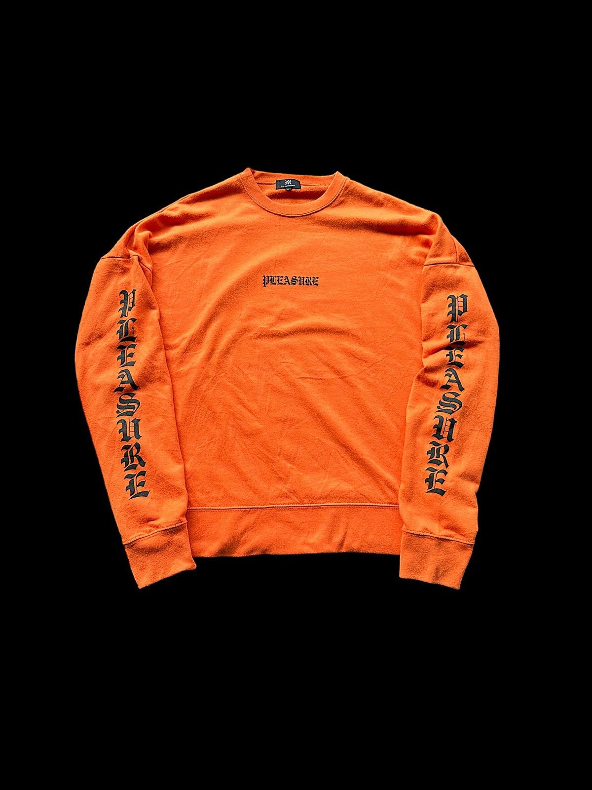 image of Bounty Hunter x Hysteric Glamour Fuva Tokyo Anarchy Fashion Sweatshirt in Orange, Men's (Size Large