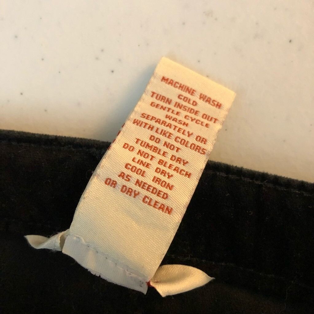Other Sundance Catalog Womens Slim Skinny Jeans Velvet Black Stret Size 28" / US 6 / IT 42 - 8 Thumbnail
