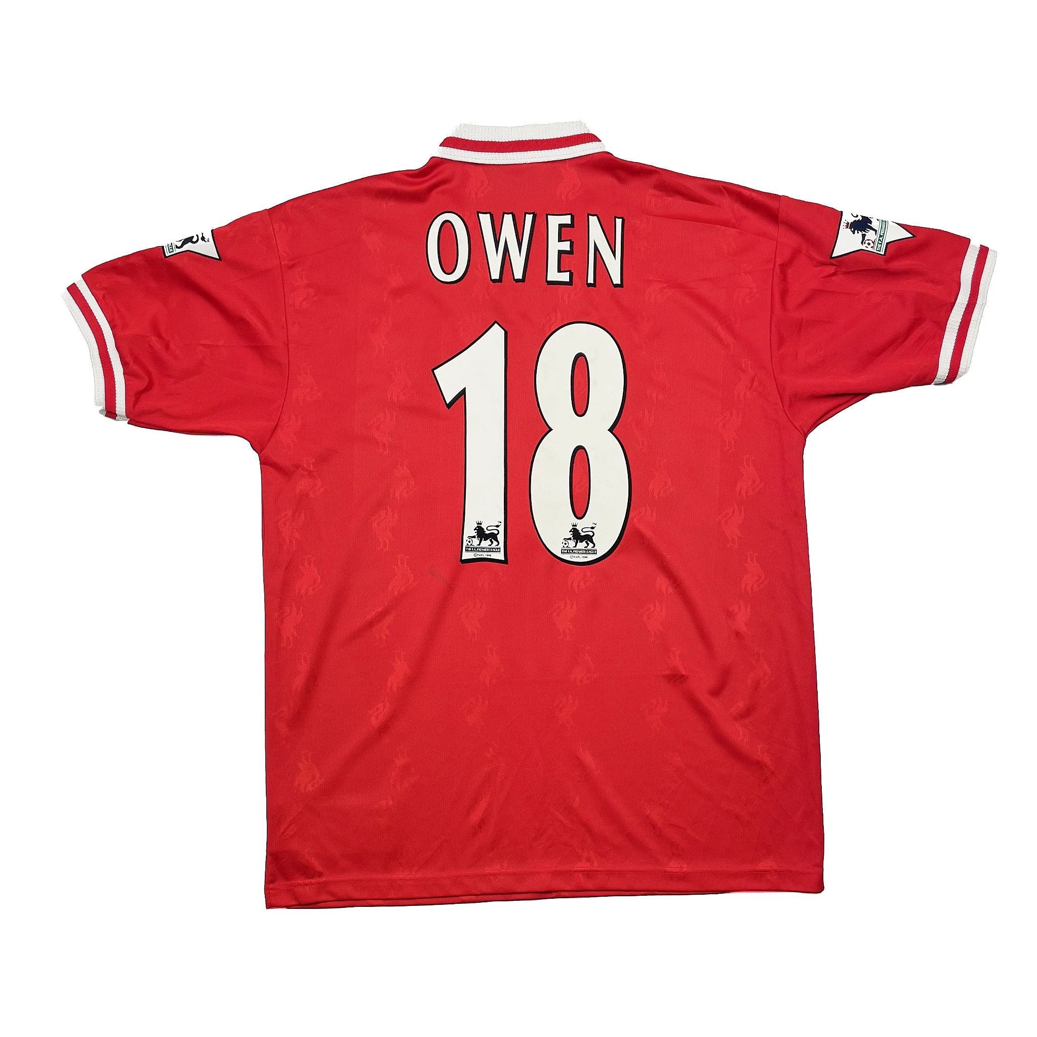 1996/98 Liverpool Owen #18 Home Jersey