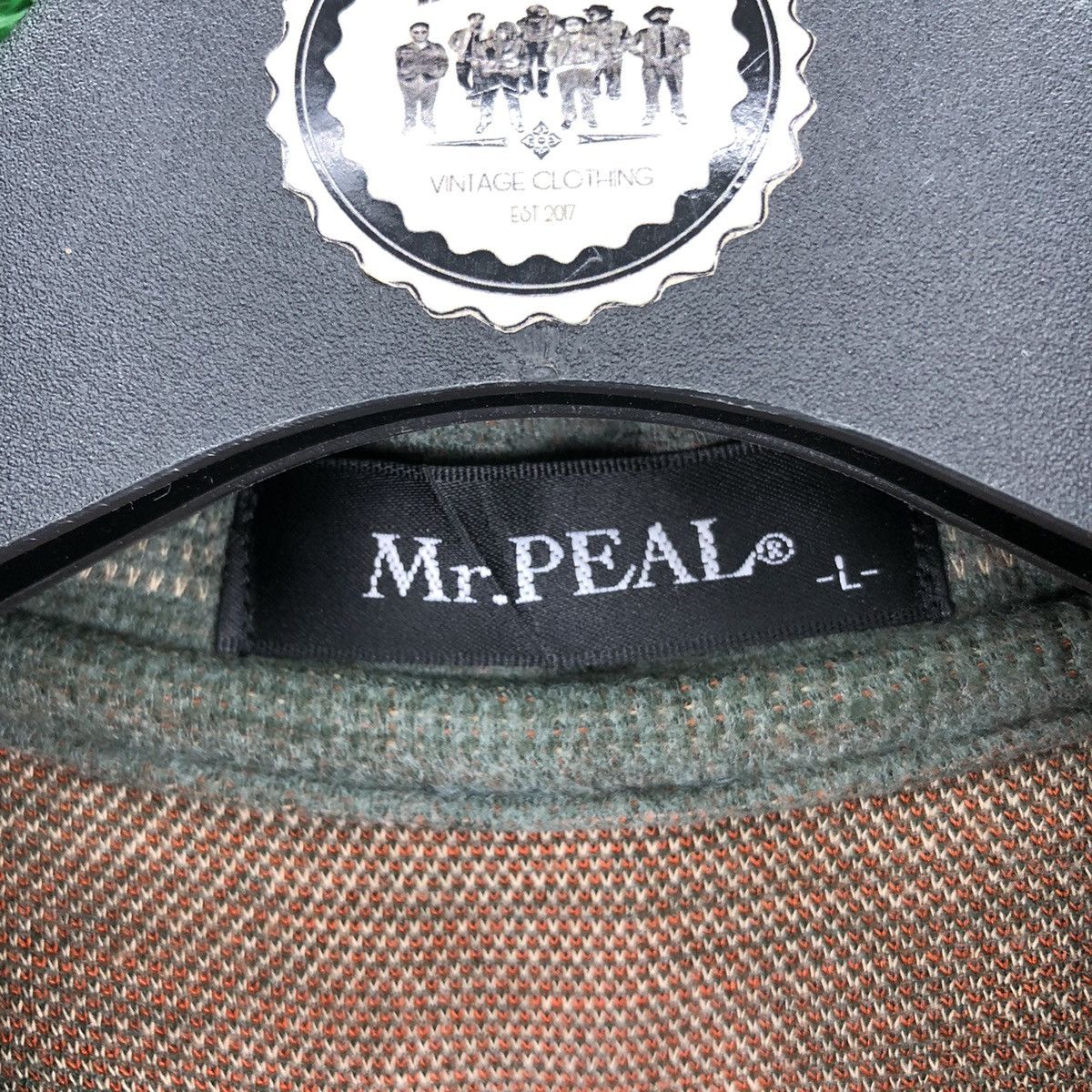 Designer × Japanese Brand × Vintage Vintage 90's Polo Knit Shirt Striped by Mr.Peal Size US L / EU 52-54 / 3 - 13 Thumbnail