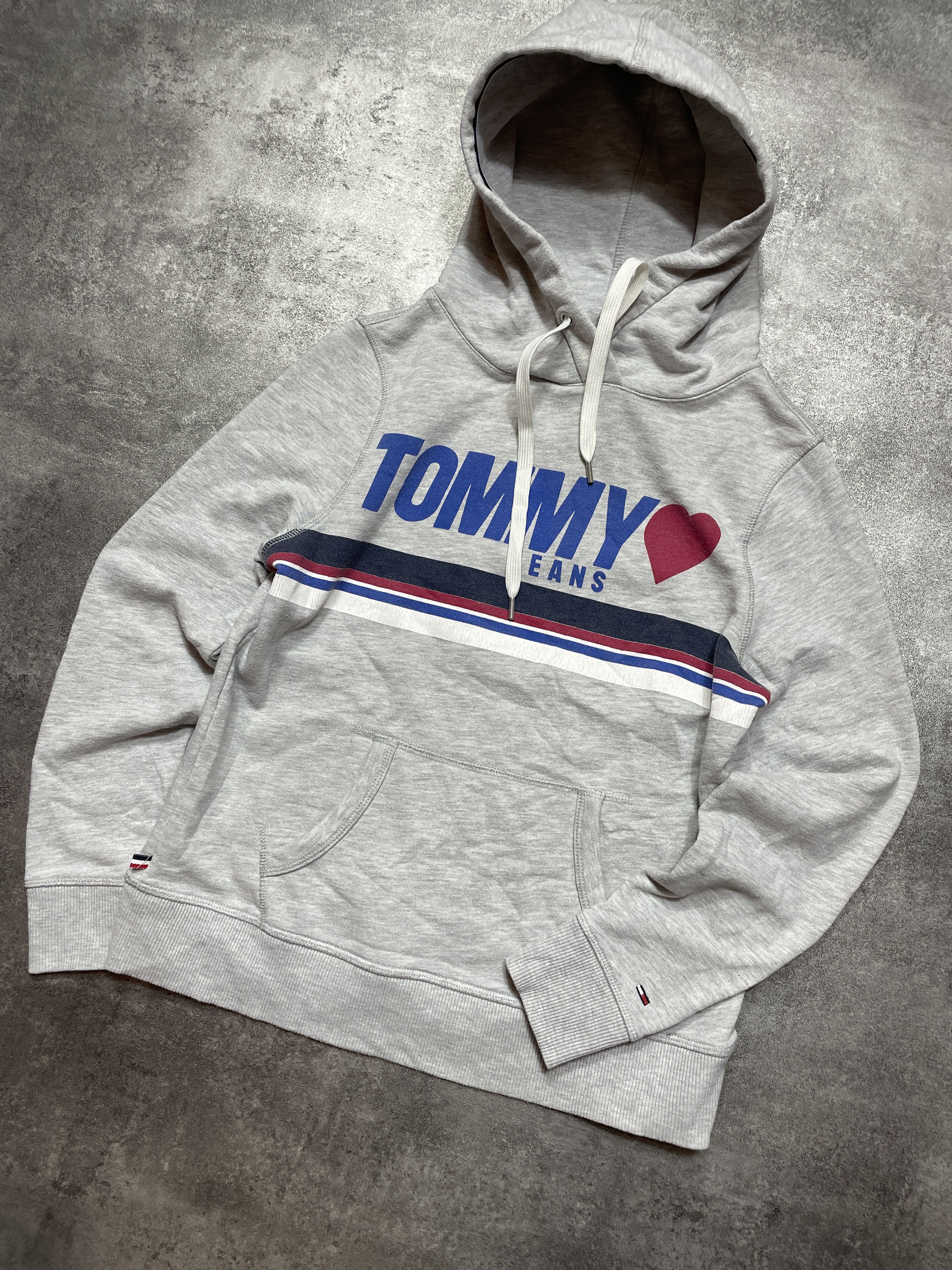Tommy Hilfiger 🔥Offers🔥Tommy Hilfiger Jeans Hoodie Streetwear Hype Size S / US 4 / IT 40 - 1 Thumbnail