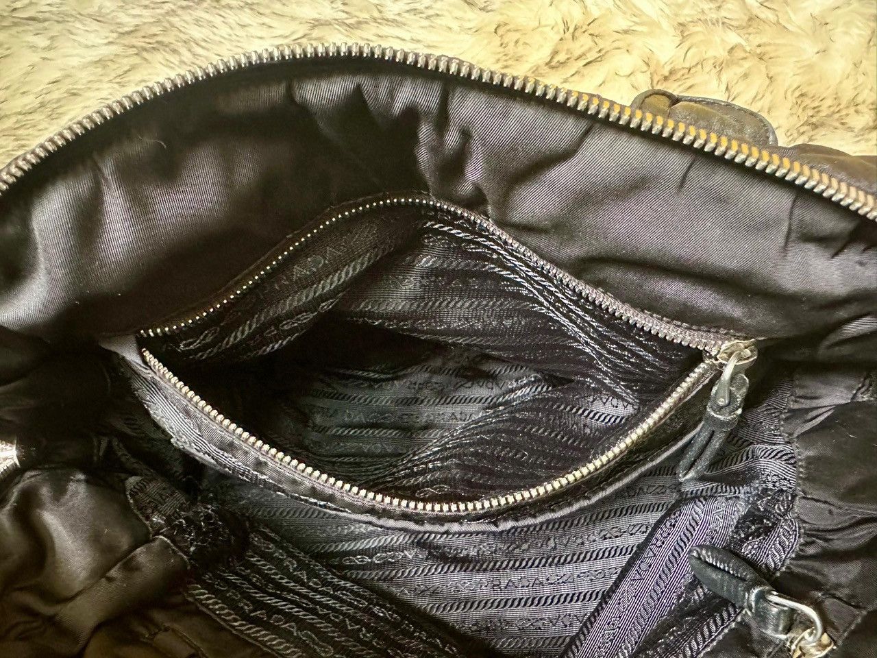 Prada Prada Bomber Convertible Quilted Size ONE SIZE - 13 Thumbnail