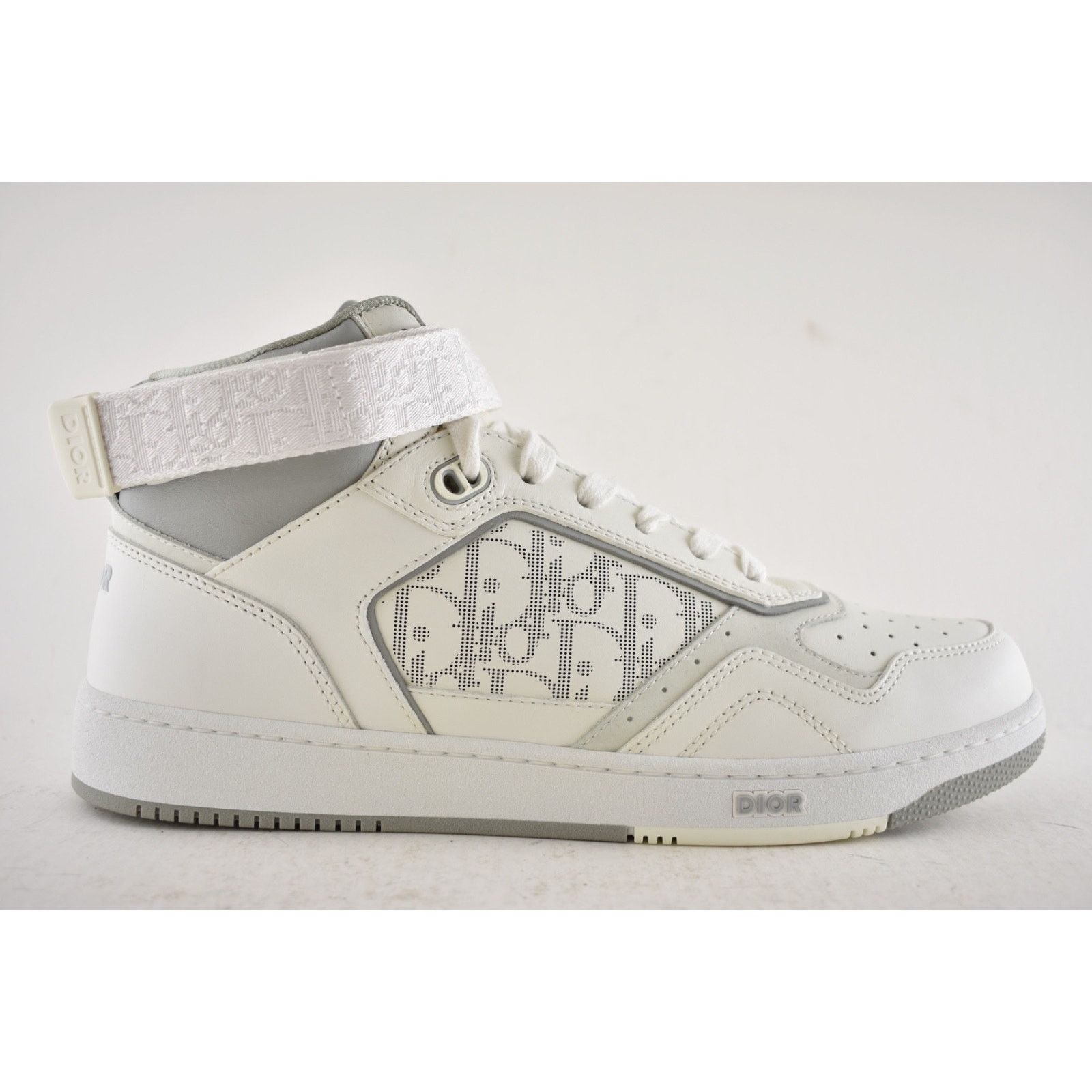Dior Mens B27 Uptown Leather Oblique High Top Trainer Sneakers Size US 11 / EU 44 - 2 Thumbnail