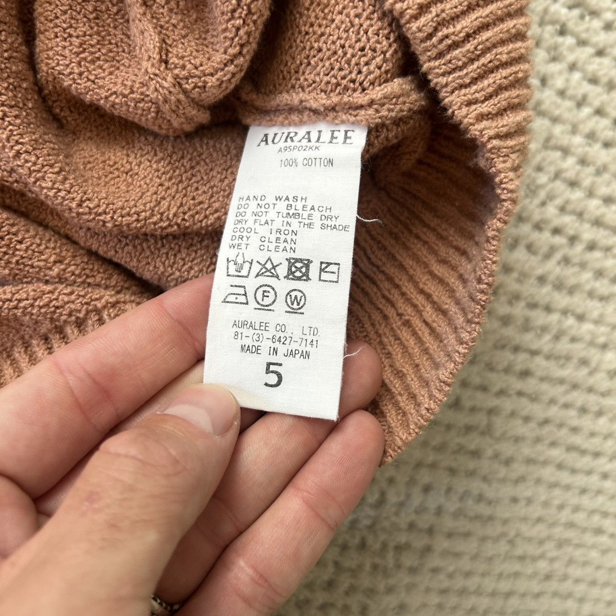 Auralee Cotton Sweater Size US L / EU 52-54 / 3 - 3 Thumbnail
