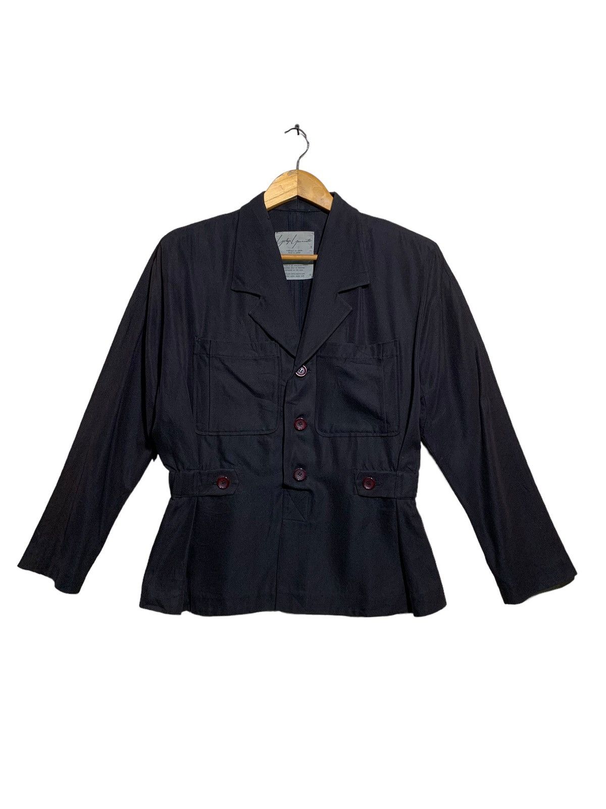 Yohji Yamamoto 🔥VTG 80s YOHJI YAMAMOTO BUTTON UP DRESSED Size M / US 6-8 / IT 42-44 - 1 Thumbnail