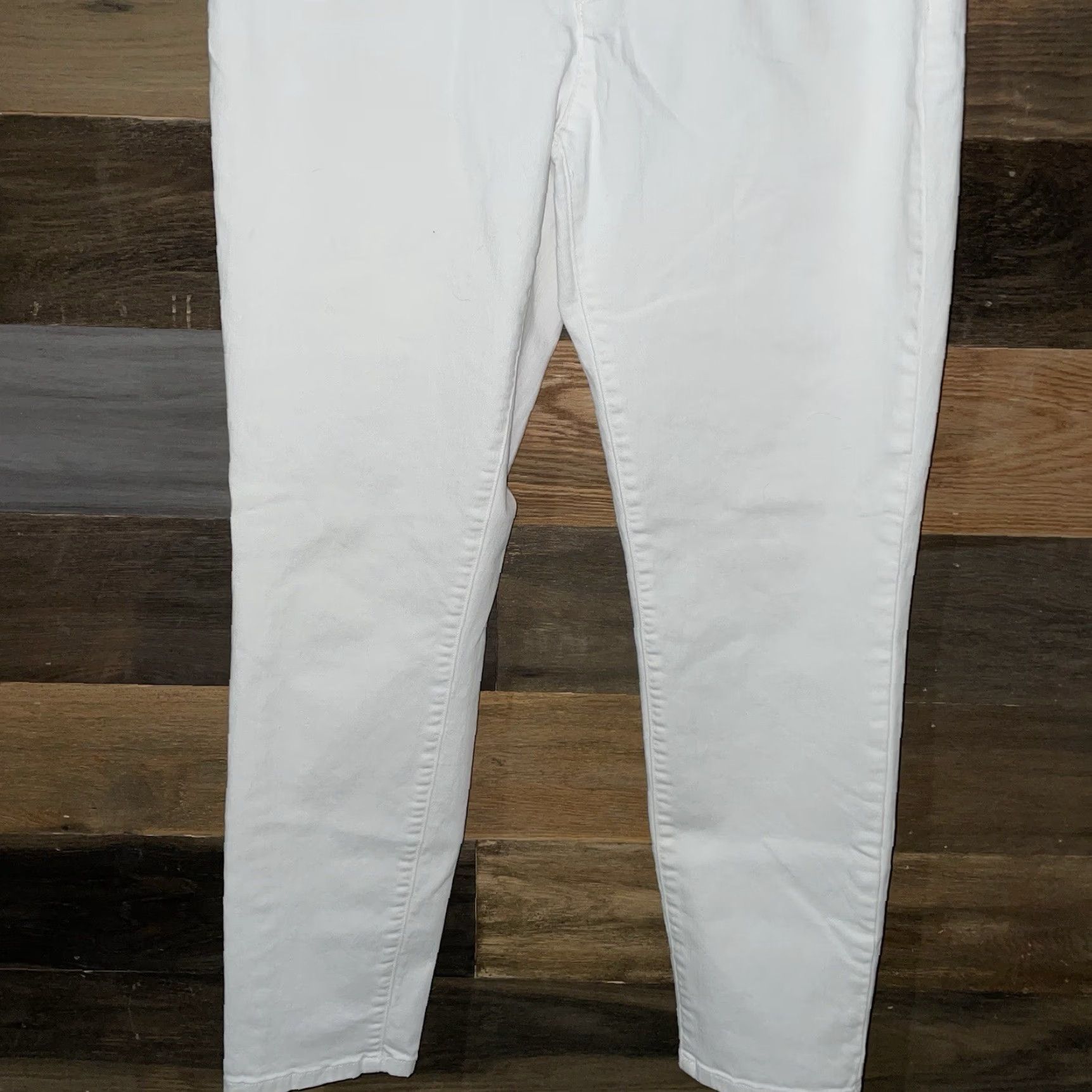 Eileen Fisher Eileen Fisher White Cotton Straight Jeans Womens Size 6x28 Size 28" / US 6 / IT 42 - 3 Thumbnail