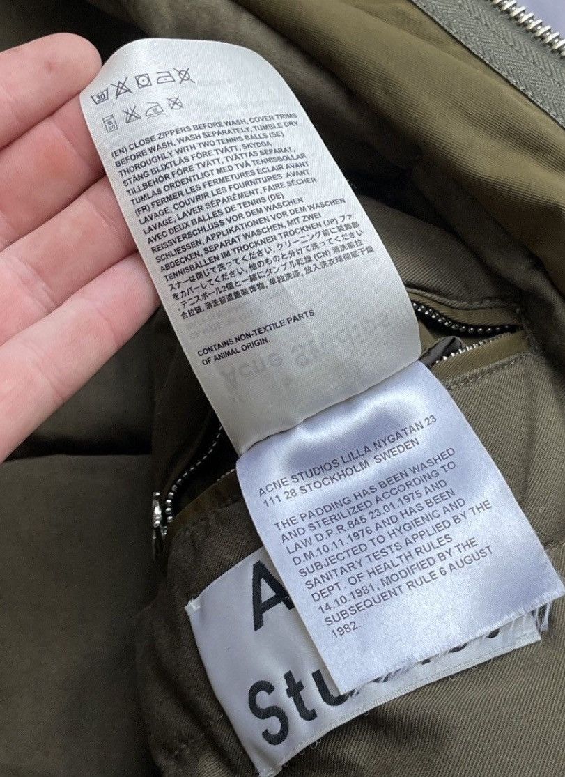 Acne Studios 🌹💫AW15 ACNE STUDIOS MONTREAL PARKA KHAKI DESIGNER Size US M / EU 48-50 / 2 - 23 Thumbnail