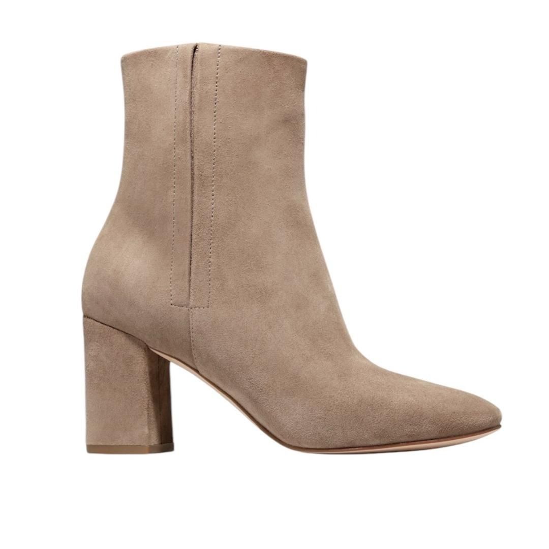 Cole Haan Cole Haan Womens Brown Suede Chrystie Square Toe Block Heel Size US 10 / IT 40 - 10 Thumbnail