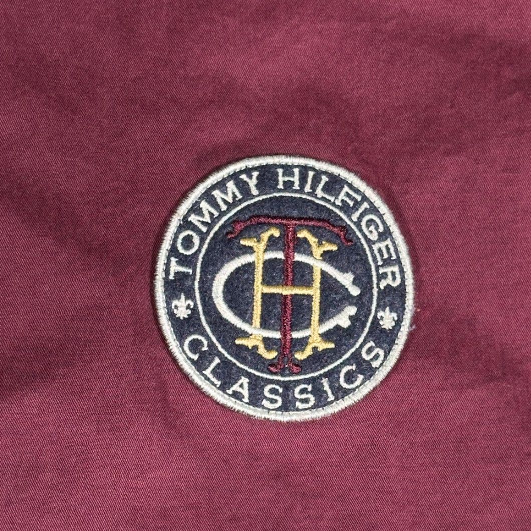 Tommy Hilfiger VINTAGE Tommy Hilfiger Shirt Adult EXTRA LARGE Red Blue Classics Zip Up 90s Size US XL / EU 56 / 4 - 4 Thumbnail