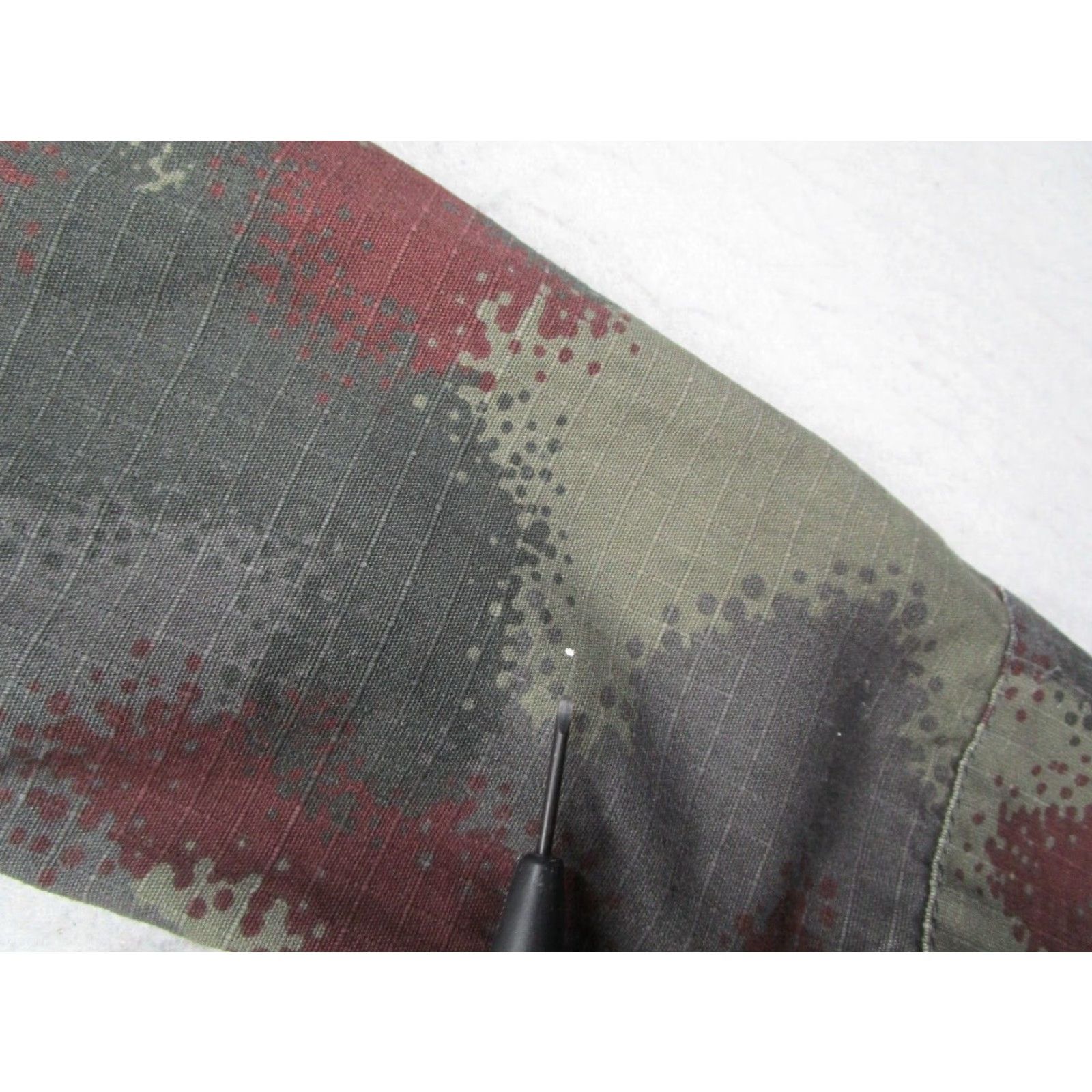 Huf HUF Shirt Mens M Green Camouflage Button-Up Woven Military Casual Workwear 100% Cotton Long Sleeve Logo Pockets Vintage No Size US M / EU 48-50 / 2 - 6 Thumbnail