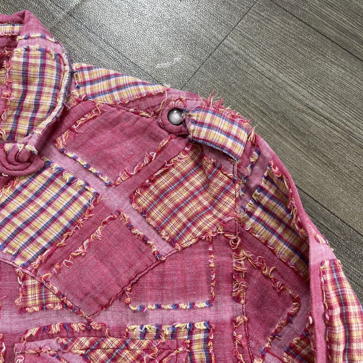 Beauty Beast 2000s Shinehill Patchwork Plaid Western Distressed Vtg Style Size US M / EU 48-50 / 2 - 6 Thumbnail