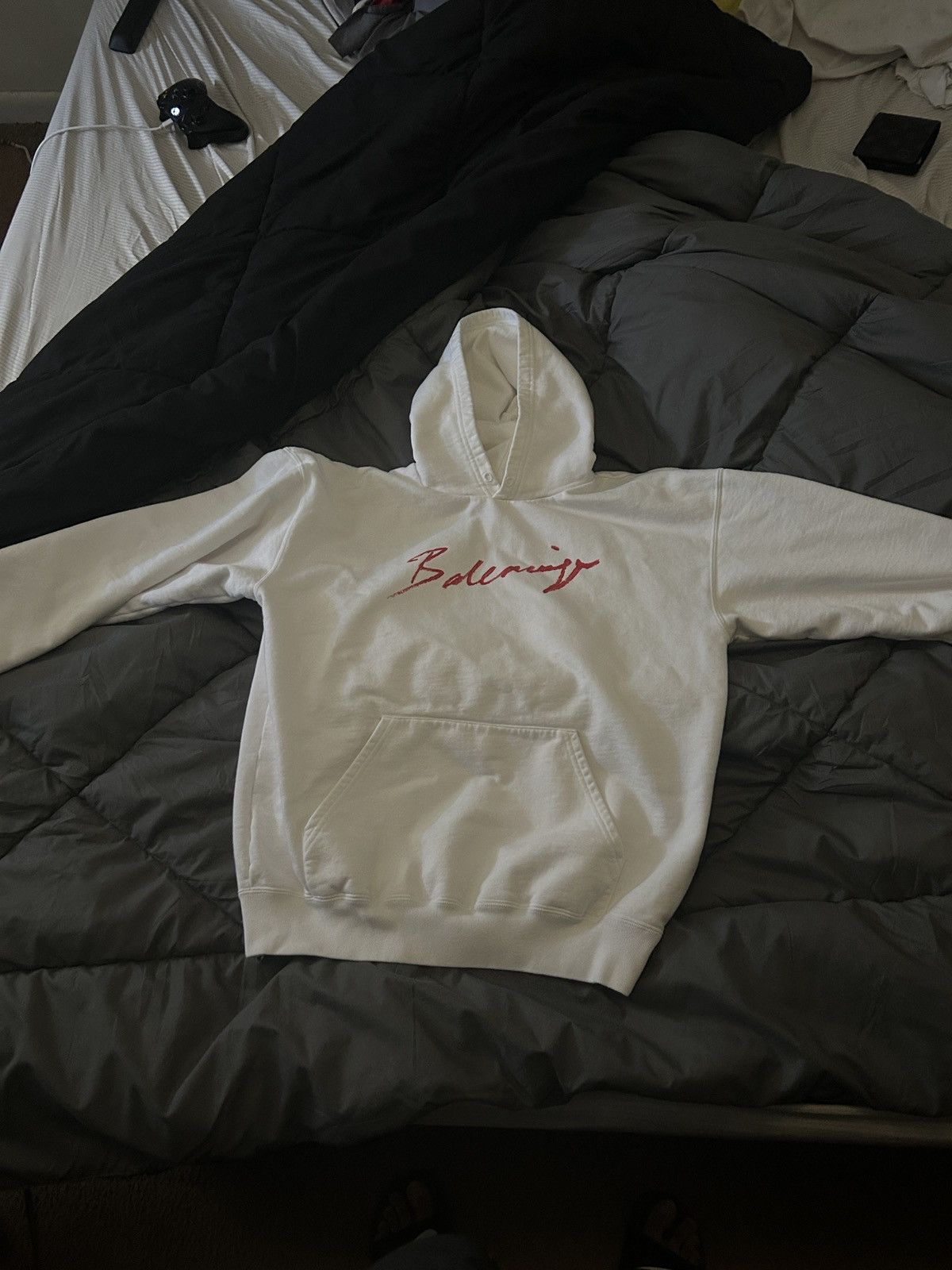 Balenciaga Balenciaga Logo Hoodie Size US S / EU 44-46 / 1 - 1 Thumbnail