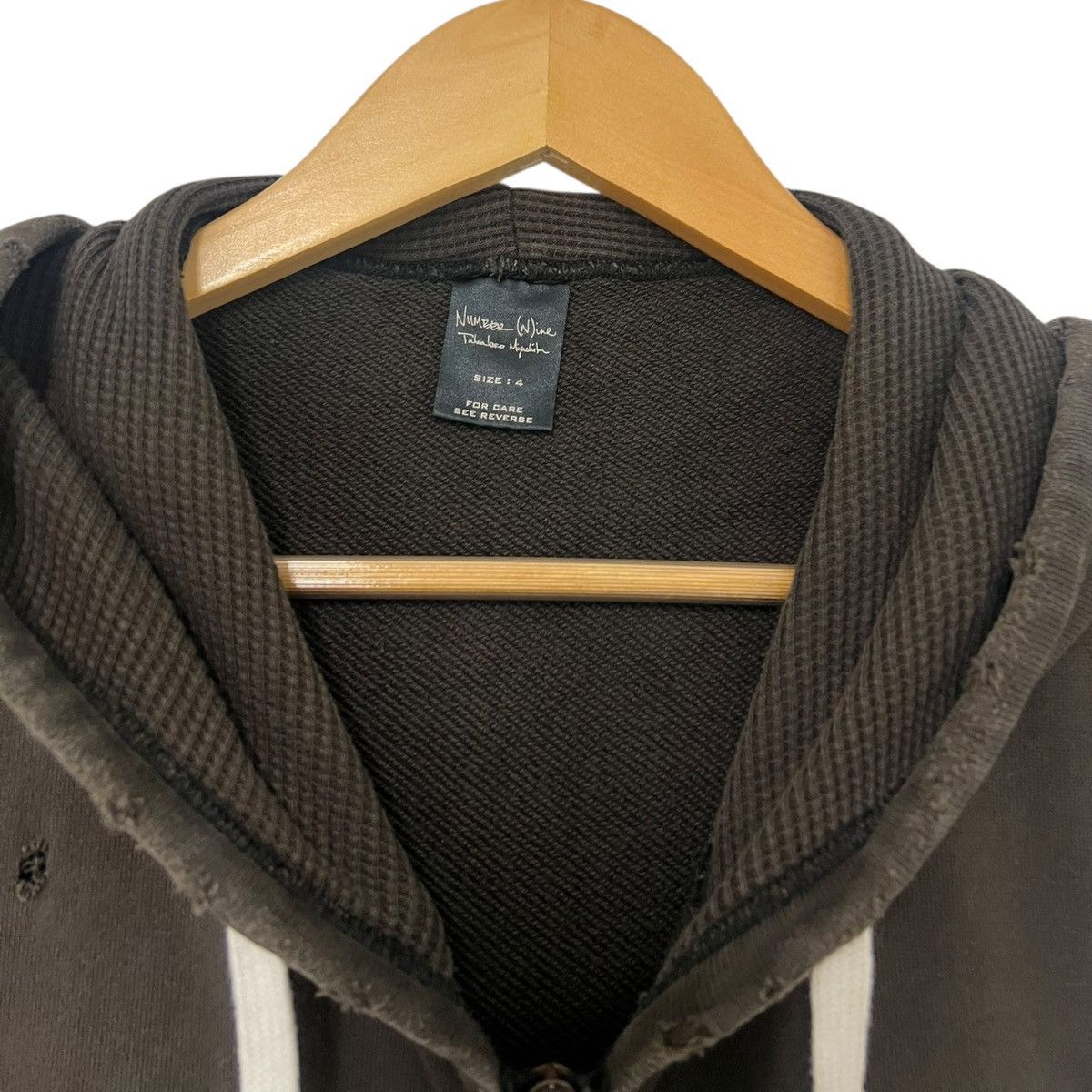 Number (N)ine Number nine hoodie vest Size US L / EU 52-54 / 3 - 2 Thumbnail