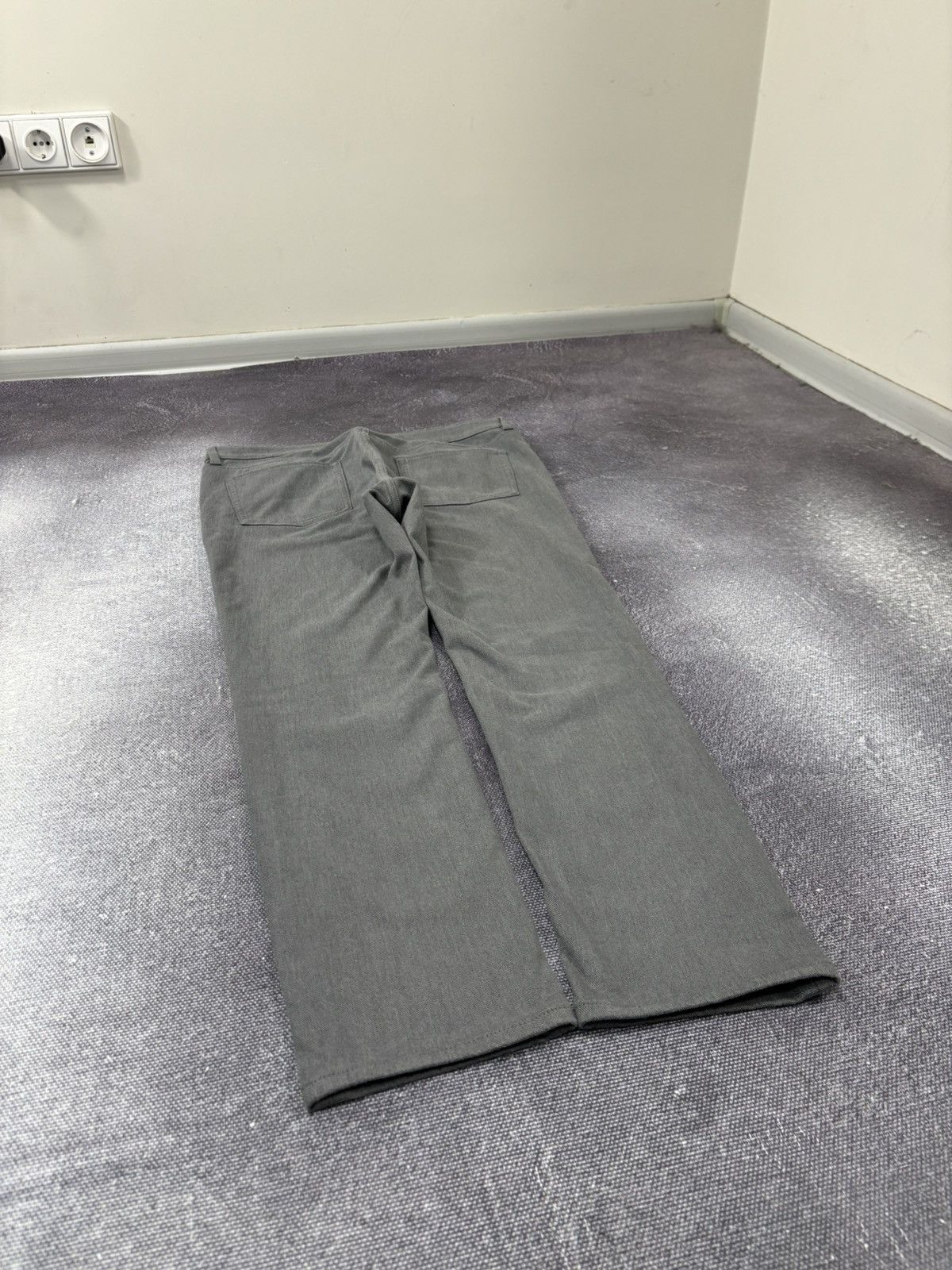 Global Work Global Work Japan Men’s Gray Avant Garde Hype Pants Trousers Size US 34 / EU 50 - 11 Thumbnail