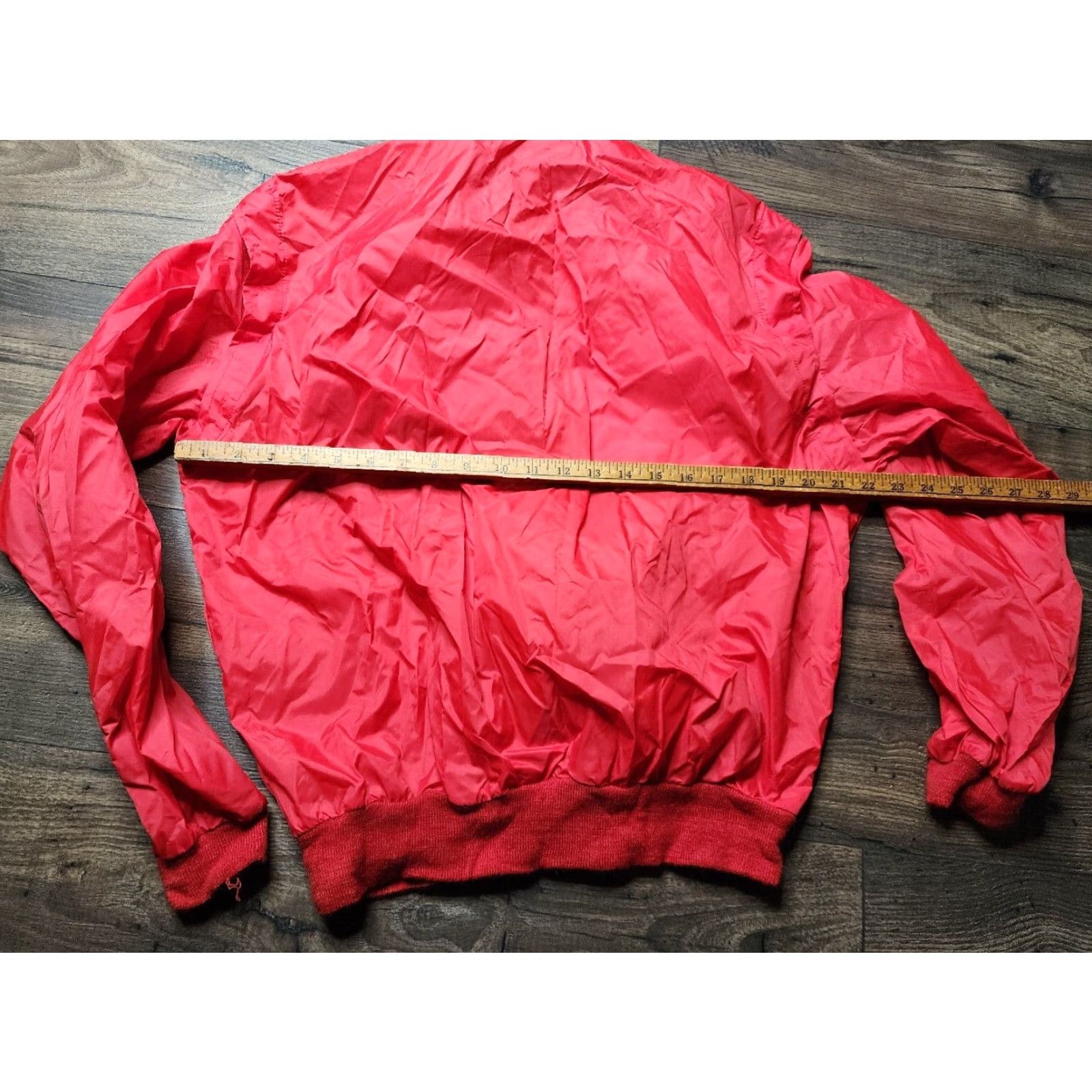 Vintage VINTAGE Birdie Jacket Windbreaker 80s Red Mens L Golf Windproof Collared Pockets Regular Size Unisex Adults Style Windbreaker Mens Size US L / EU 52-54 / 3 - 3 Thumbnail