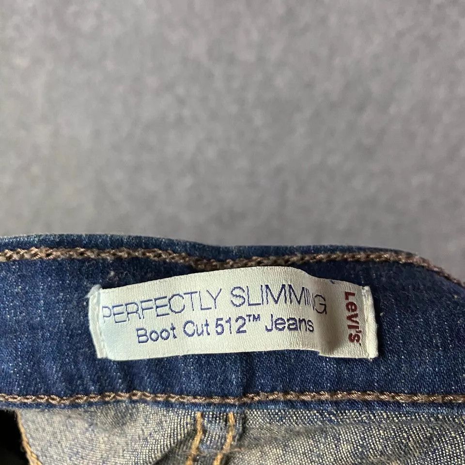 Levi's Levi's Jeans Women's 12 Short Perfectly Slimming Bootcut 512 Size 34" / US 12 / IT 48 - 8 Thumbnail