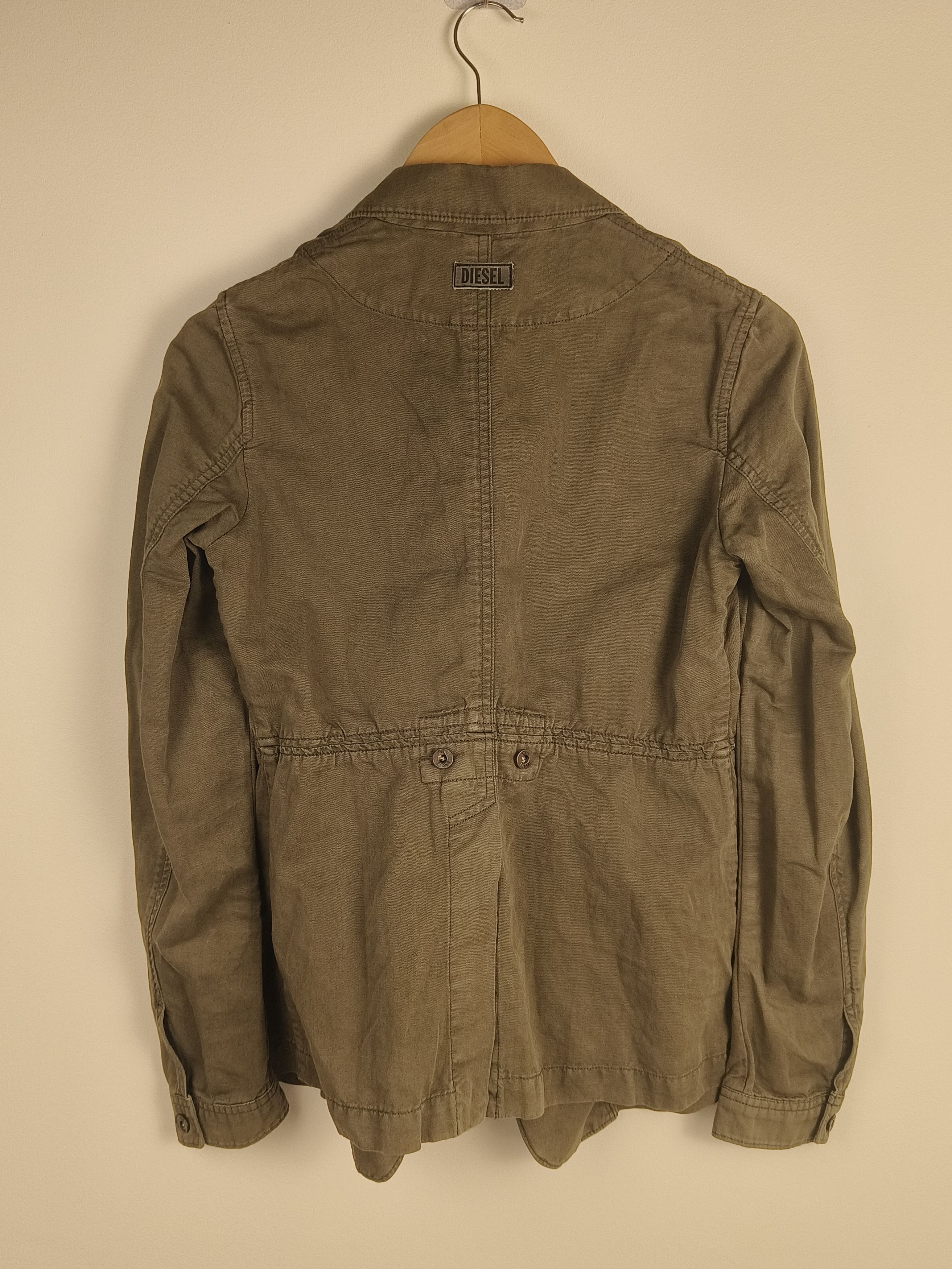 Diesel Diesel Army Inspired Cotton Linen Button Jacket Size M / US 6-8 / IT 42-44 - 7 Thumbnail