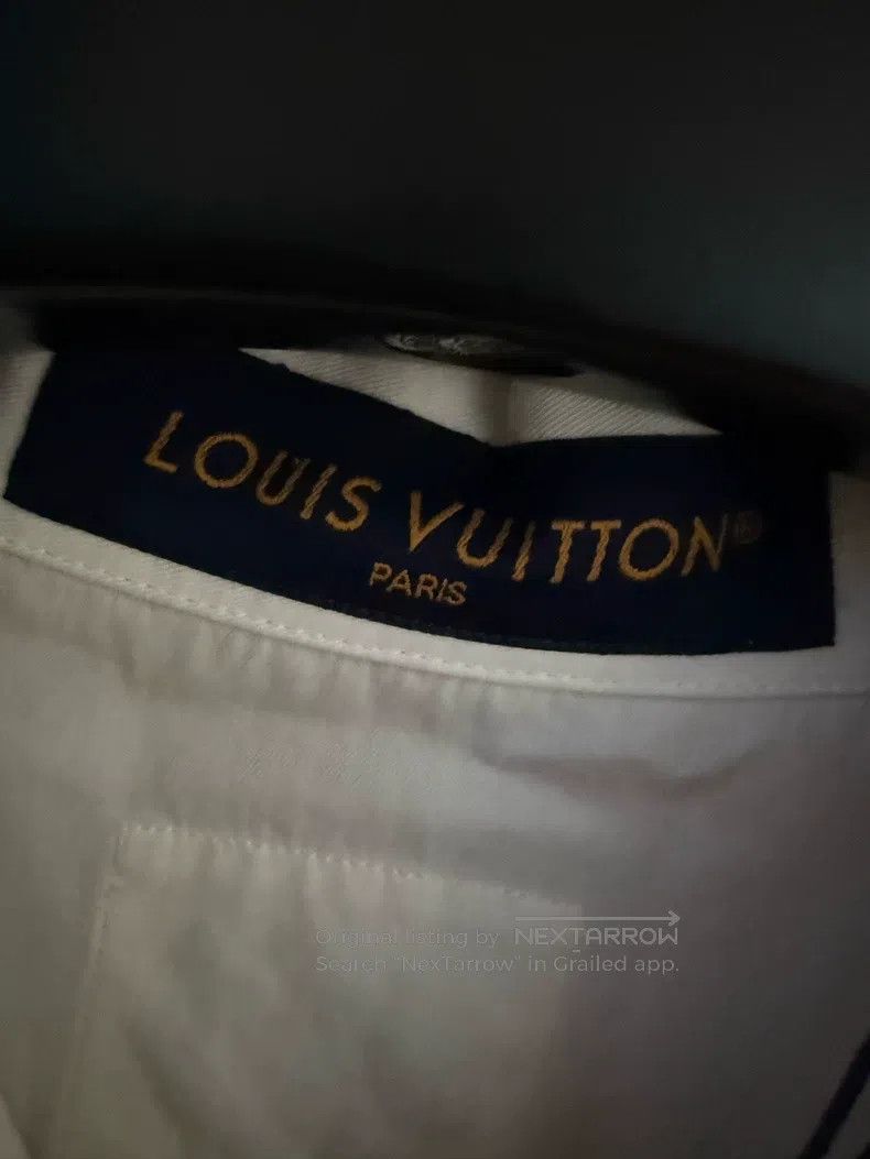 Louis Vuitton Louis Vuitton Rose Embroidered Shirt Short Sleeve shirt Size US XL / EU 56 / 4 - 3 Thumbnail
