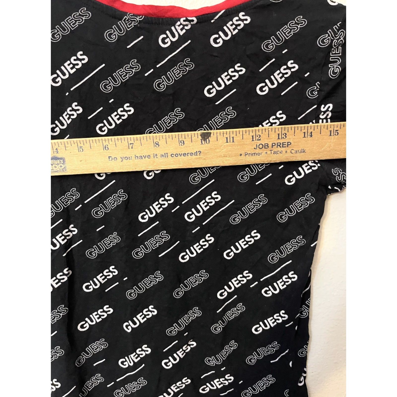 Guess VINTAGE GUESS Logo Graphic T-Shirt Women’s Black Crew Neck M Y2K Size M / US 6-8 / IT 42-44 - 5 Thumbnail