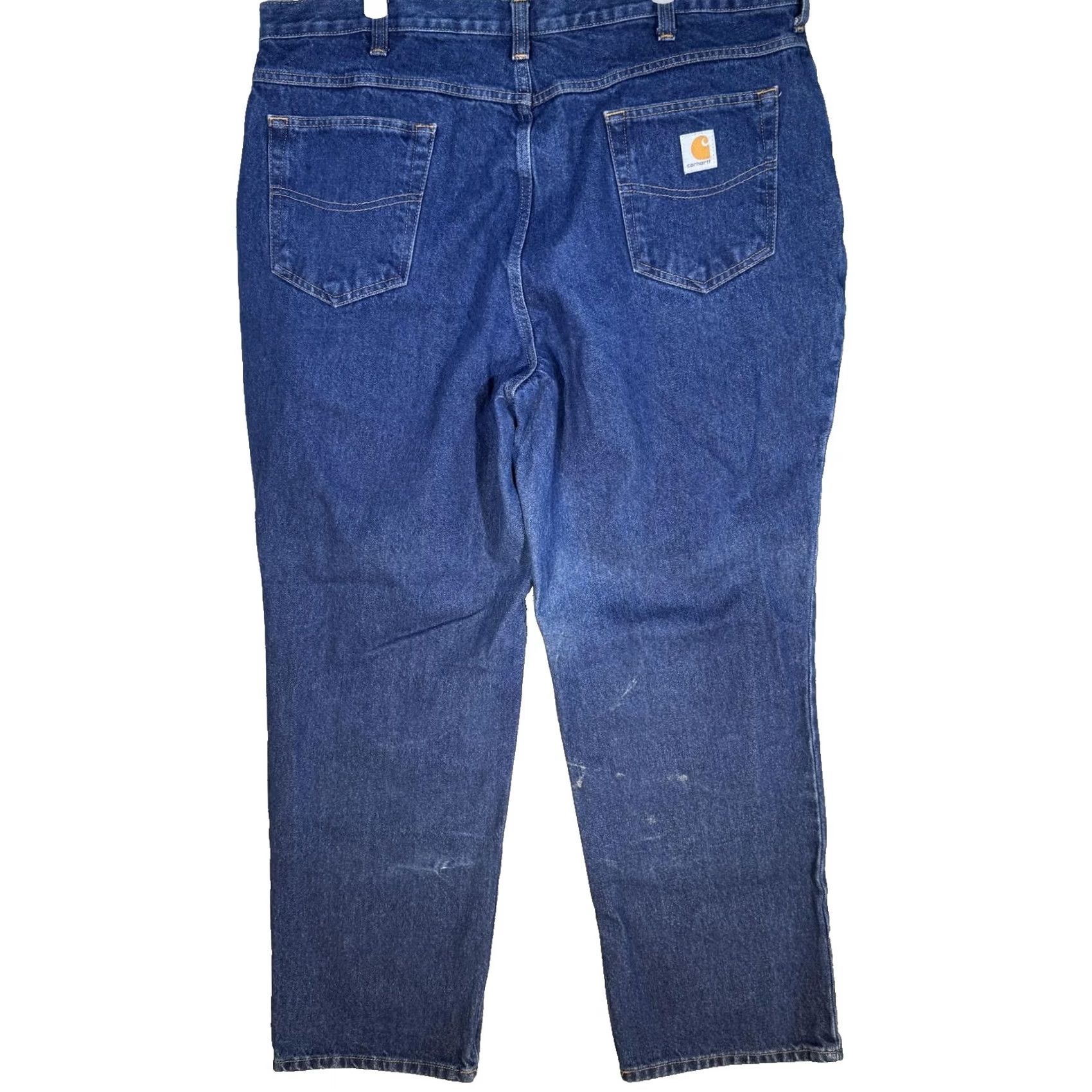Carhartt Carhartt Jeans Mens 40x30 Blue Relaxed Fit Denim Workwear 5 Pocket Zip Fly Size US 40 / EU 56 - 2 Thumbnail