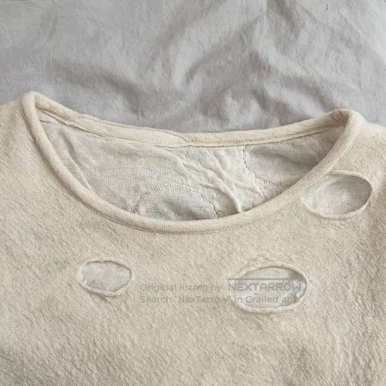 Yohji Yamamoto Yohji Yamamoto Y's Perforated Dot Sweater Size US S / EU 44-46 / 1 - 2 Thumbnail