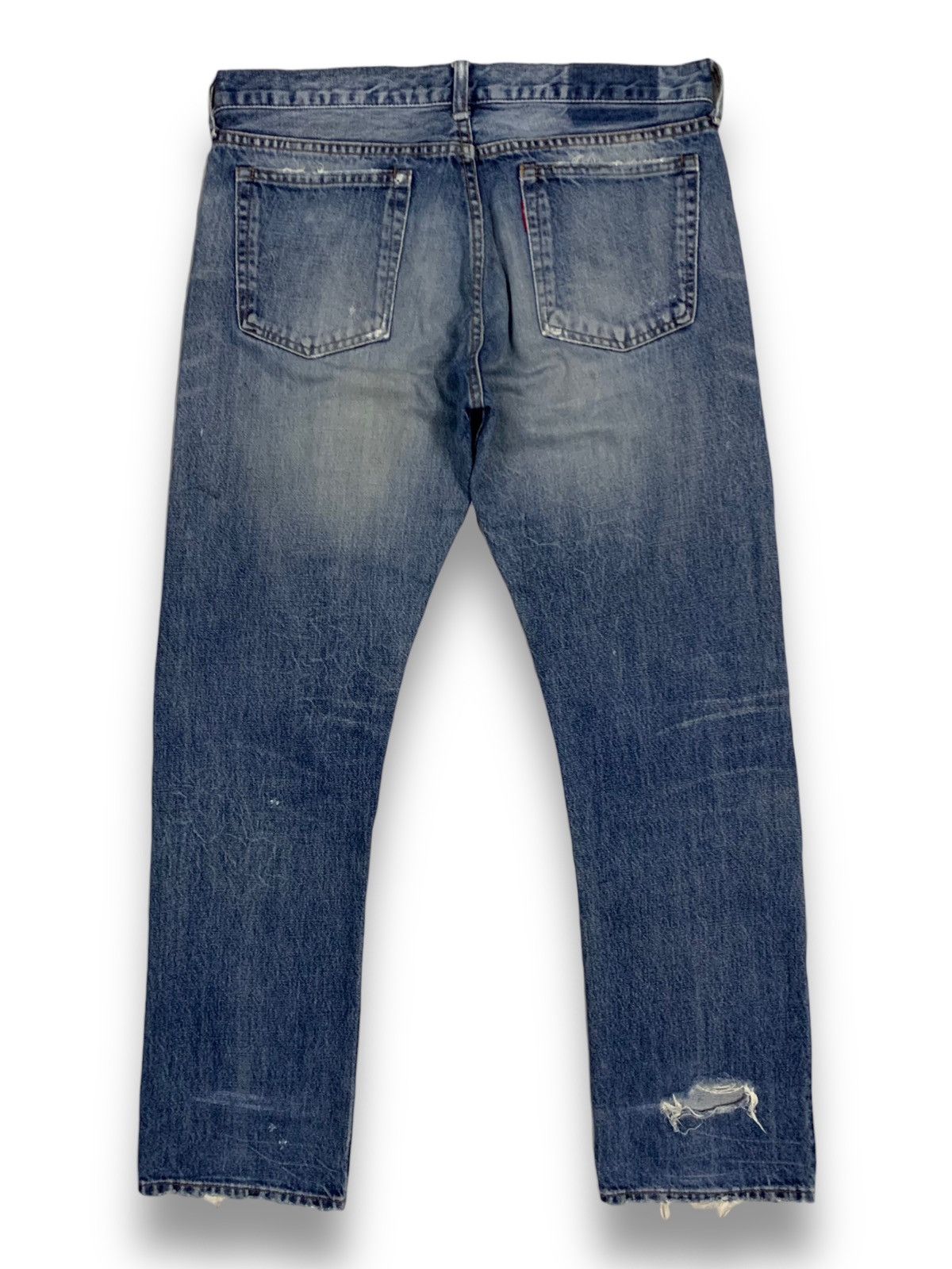 Japanese Brand Vintage Japanese RNA Inc Regular Straight Distressed Jeans Size US 34 / EU 50 - 2 Thumbnail