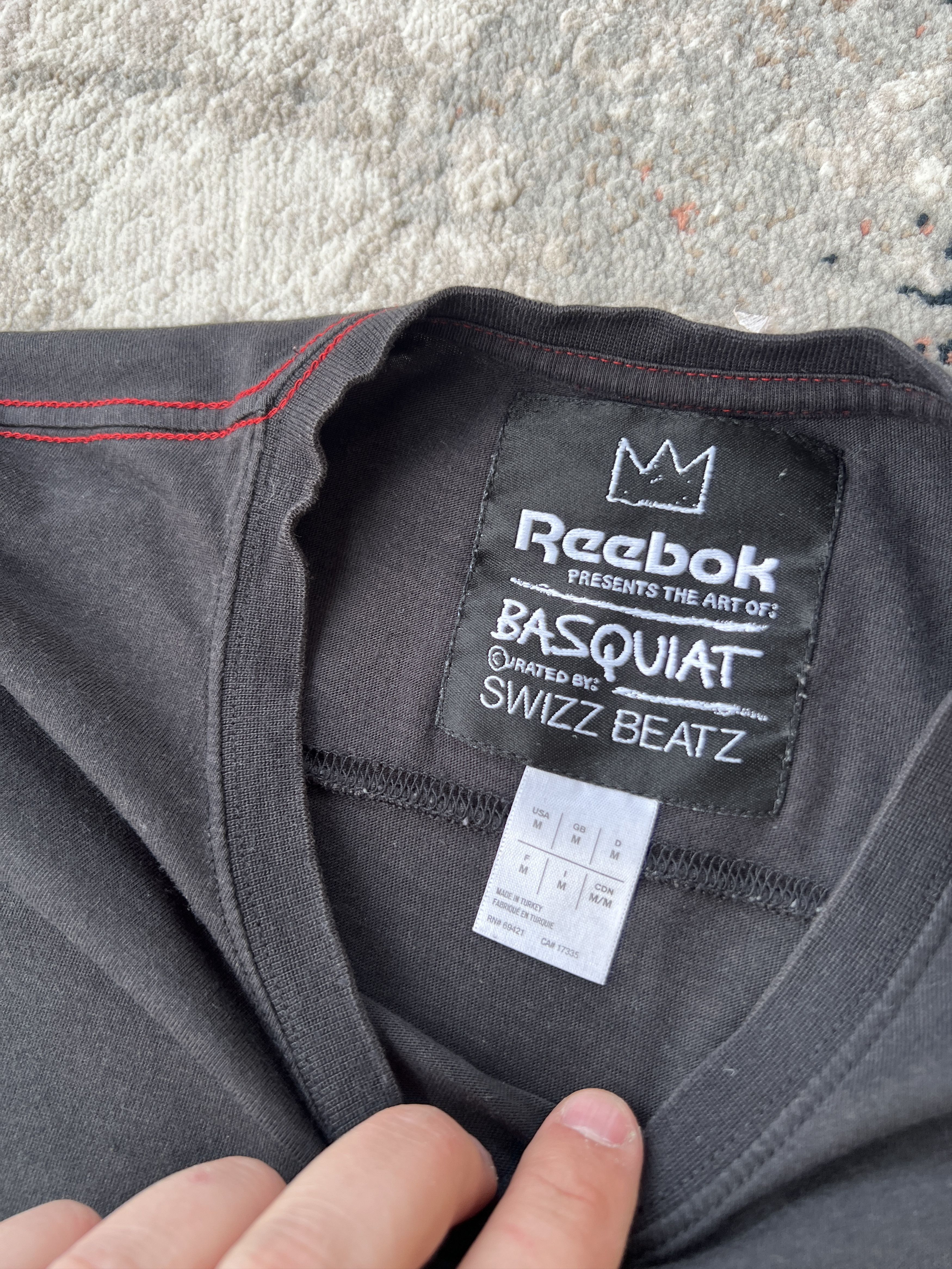 Jean-Michel Basquiat Reebok x Jean Michel Basquiat t-shirt Size US M / EU 48-50 / 2 - 3 Thumbnail