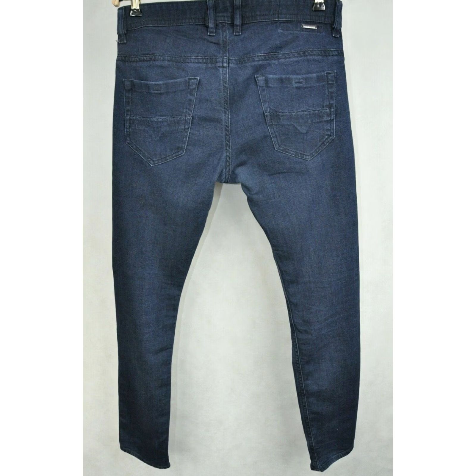 Diesel DIESEL THOMMER SLIM-SKINNY JEANS Wool? No, Denim 085AQ_STRETCH W31 L32 Blue Men Slim 5-Pocket Denim Stretch Jeans Skinny Fit Mens Size US 31 - 2 Thumbnail