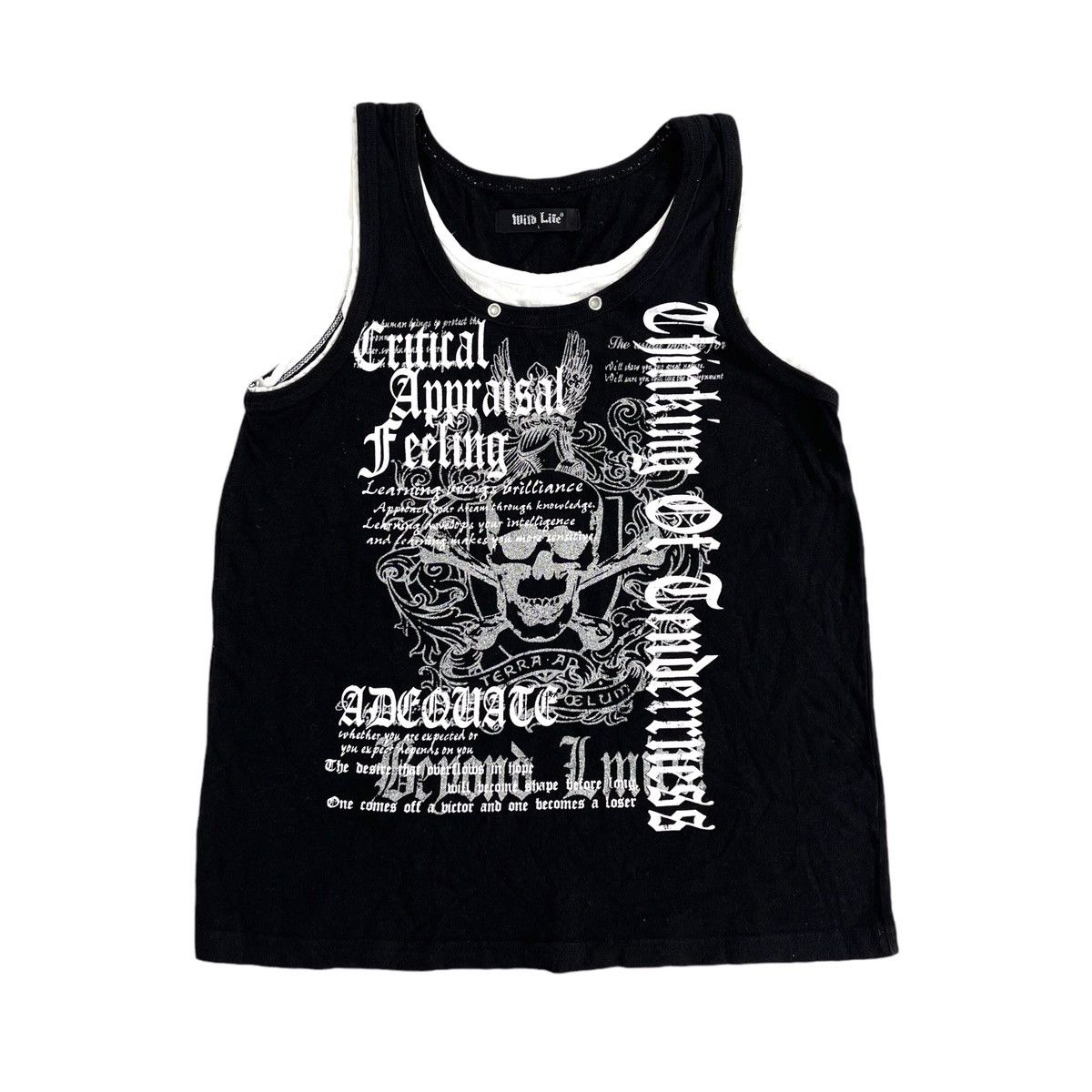 Seditionaries Wild Life Poem Double Layers Punk Goa Ifsixwasnine Tank Top Size US L / EU 52-54 / 3 - 1 Thumbnail