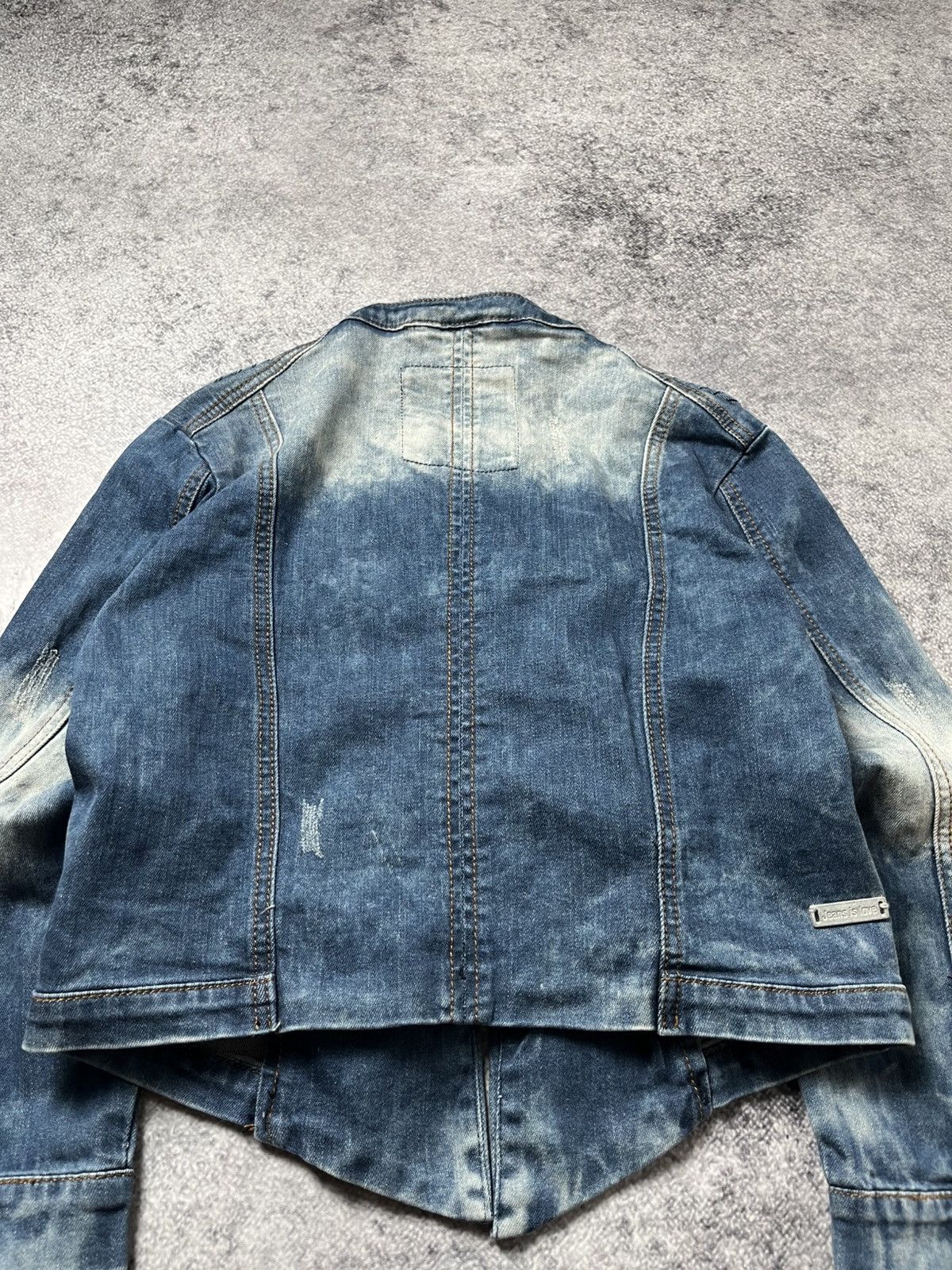 Hedi Slimane 90'S NAPOLEON MILITARY JEANS JACKET PUNK SAINT LAURENT VIBE Size S / US 4 / IT 40 - 8 Thumbnail