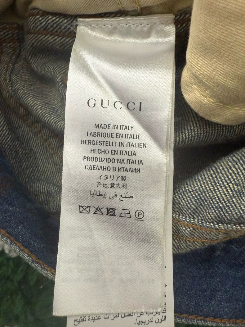 Gucci Gucci Men's Blue Embroidered Jeans-2508 Size US 30 / EU 46 - 7 Thumbnail
