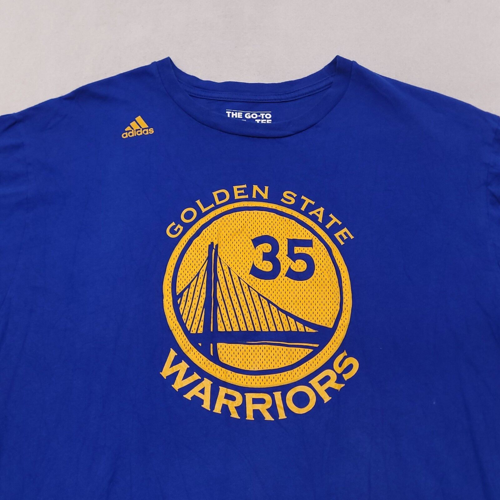 Adidas Adidas Golden State Worriors #35 Durant T-Shirt Mens Size XL Size US XL / EU 56 / 4 - 1 Thumbnail