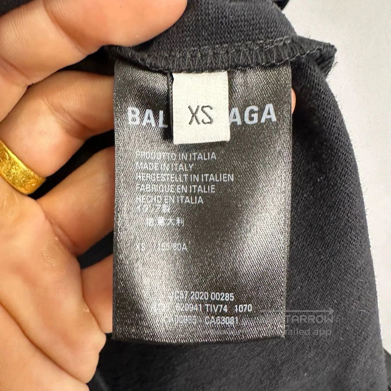 Balenciaga balenciaga crew short sleeve t. Size US XS / EU 42 / 0 - 4 Thumbnail