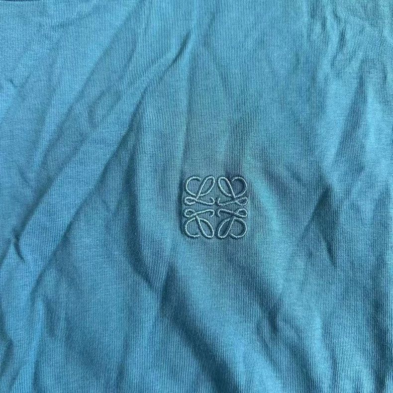 Loewe LOEWE Embroidered logo short sleeves Size L / US 10 / IT 46 - 2 Thumbnail