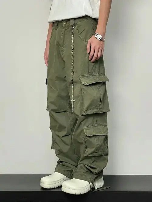 Jean double knee faded military outdoor cargo pants Size US 30 / EU 46 - 1 Thumbnail