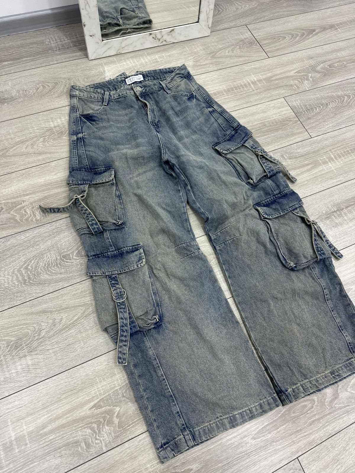 Hysteric Glamour Ultra Baggy Wide Leg Cargo Y2K Opium Hysteric Glamour Pants Size US 32 / EU 48 - 4 Thumbnail