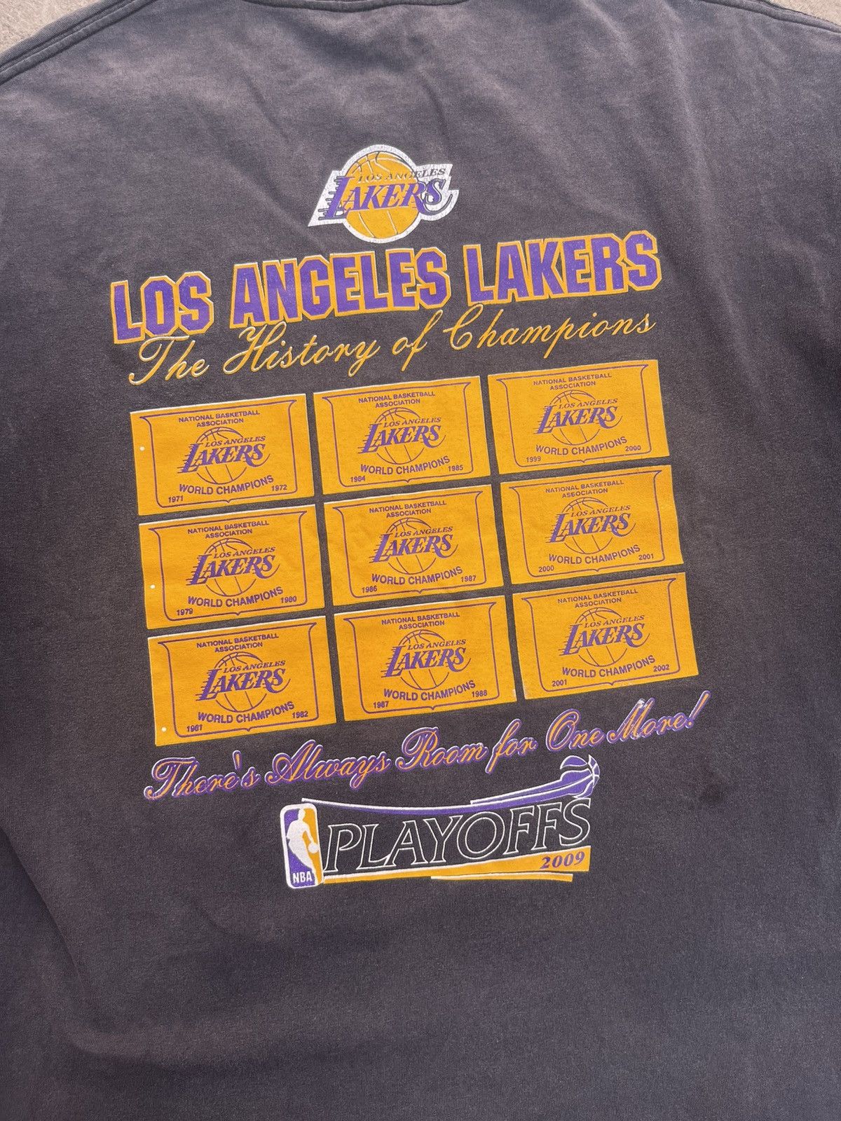 NBA La Lakers 2009 Playoff double sided Kobe Bryant Size US XL / EU 56 / 4 - 6 Thumbnail