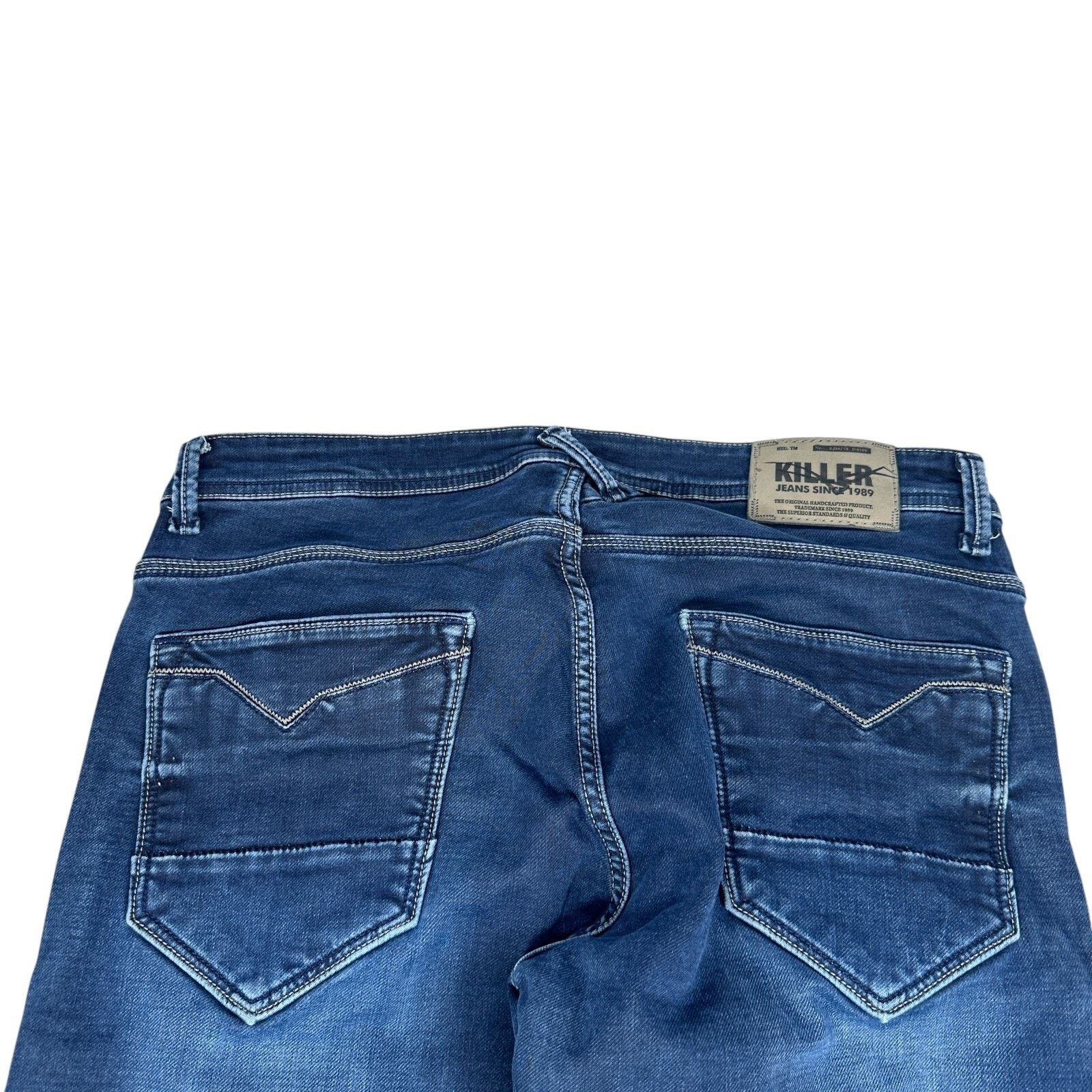 Other Killer Skinny Fit Jeans Men 36 Blue Cotton Stretch 5-Pockets Size US 36 / EU 52 - 4 Thumbnail