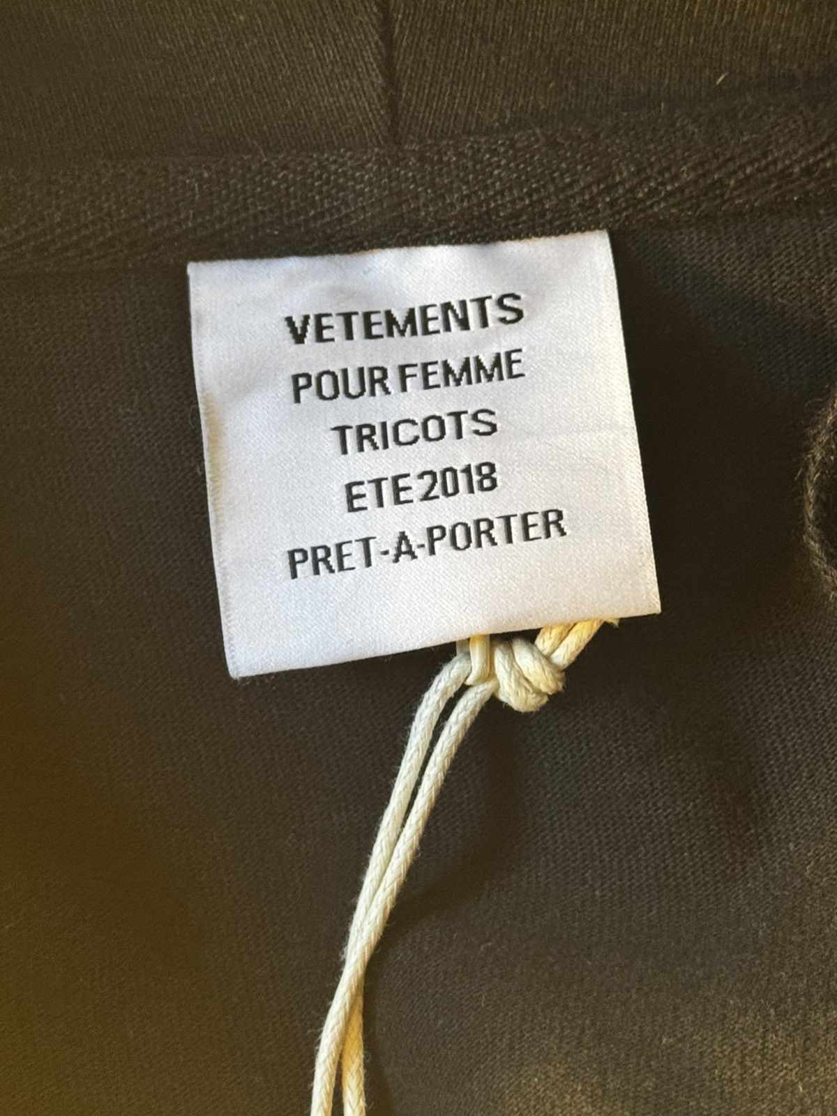Vetements Vetements Over Sized T-shirt Hoodie Rain Coat Size US M / EU 48-50 / 2 - 6 Thumbnail