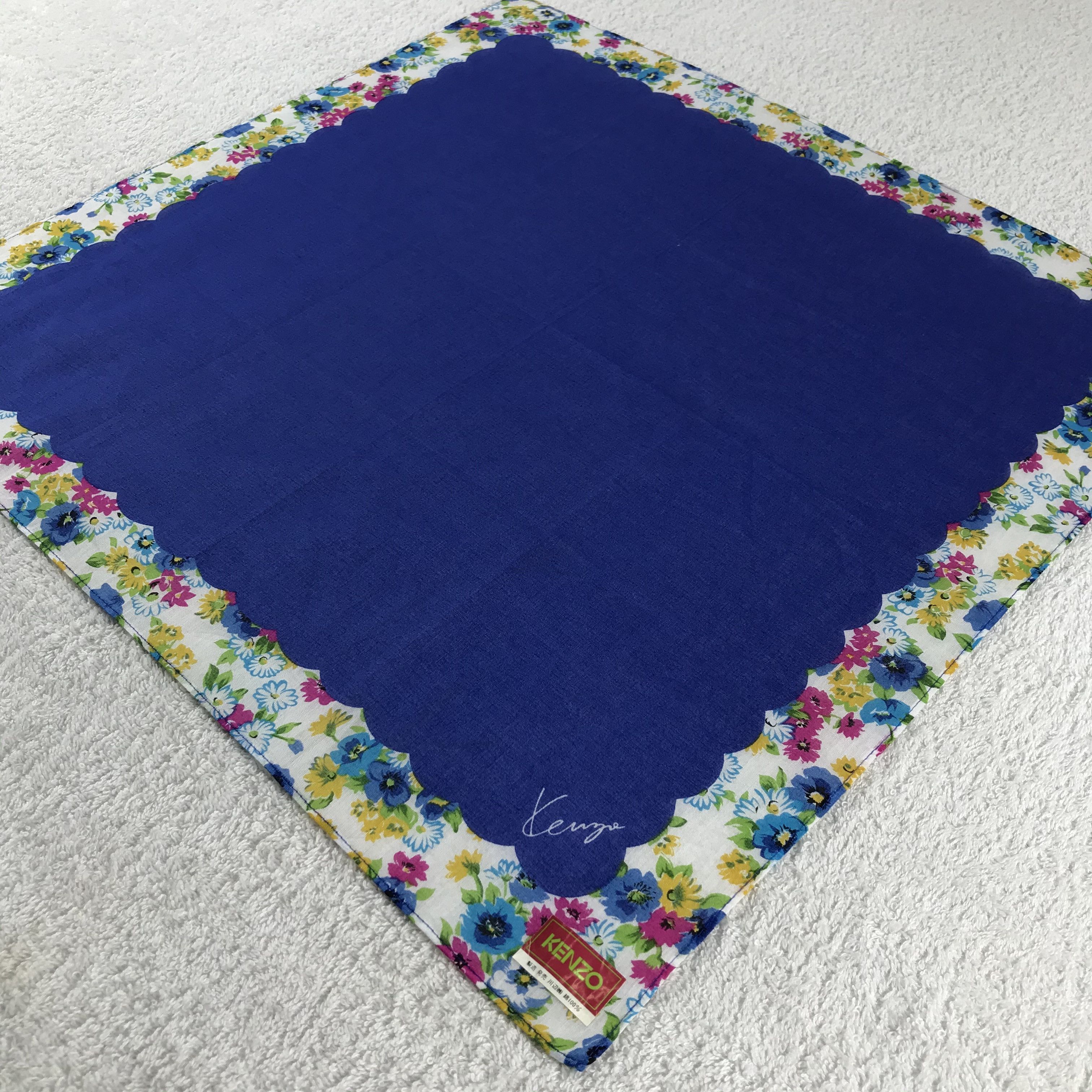 Kenzo × Vintage Kenzo Bandana / Handkerchief / Neckerchief - S209 Size ONE SIZE - 2 Thumbnail