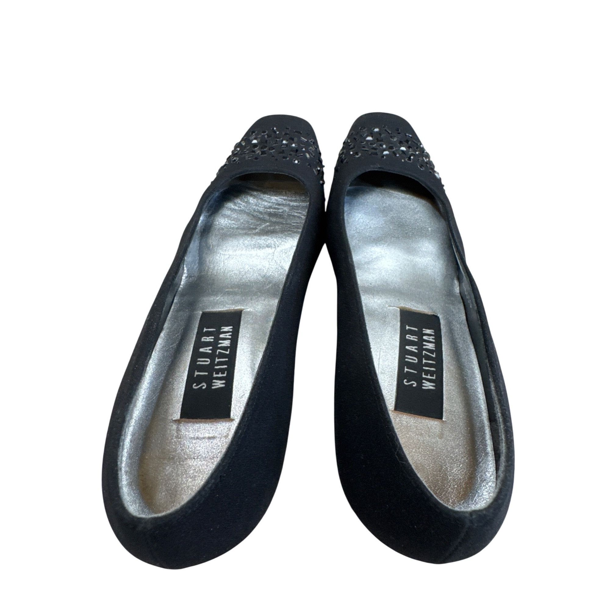 Stuart Weitzman Stuart Weitzman Womens Black Leather Heeled 2.5 " Shoes Siz Size US 7 / IT 37 - 11 Thumbnail