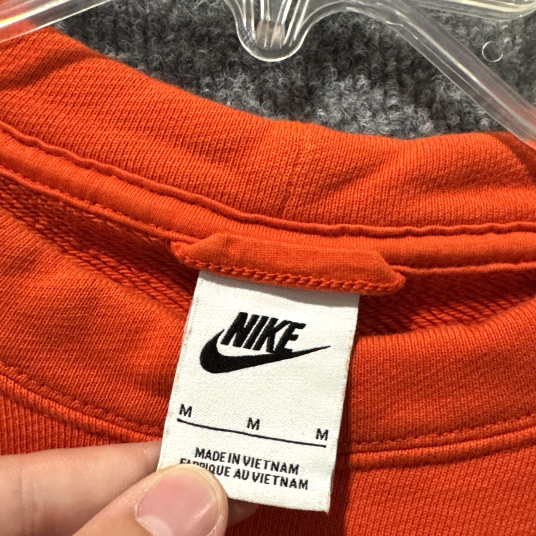 Nike Nike Men T-Shirt Short Sleeve Check Swoosh Size M Orange Shirt Mens Size US M / EU 48-50 / 2 - 7 Thumbnail