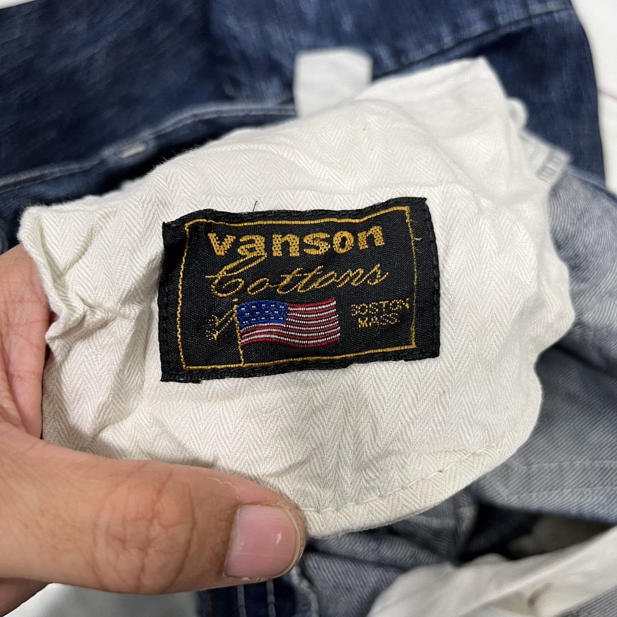 Vanson Leathers Vintage Vanson Leather Distressed Biker Jeans Size 32" / US 10 / IT 46 - 22 Thumbnail