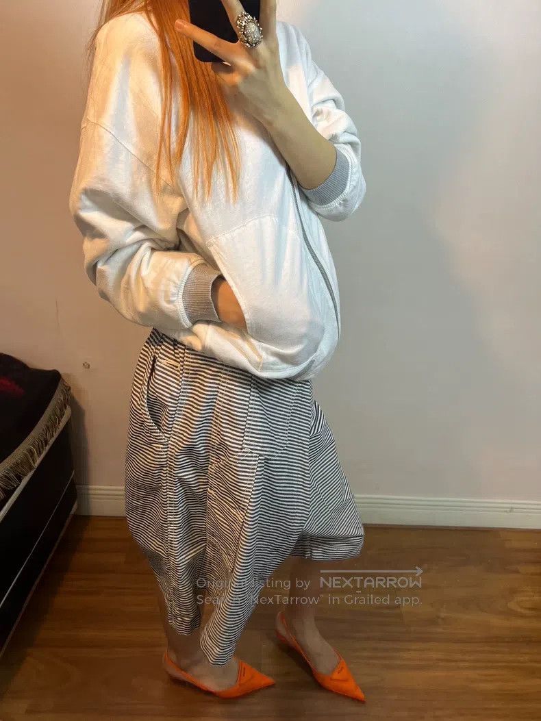 Comme des Garcons Comme Des Garcons size S Asymmetrical Striped Culottes Size 23" - 9 Thumbnail