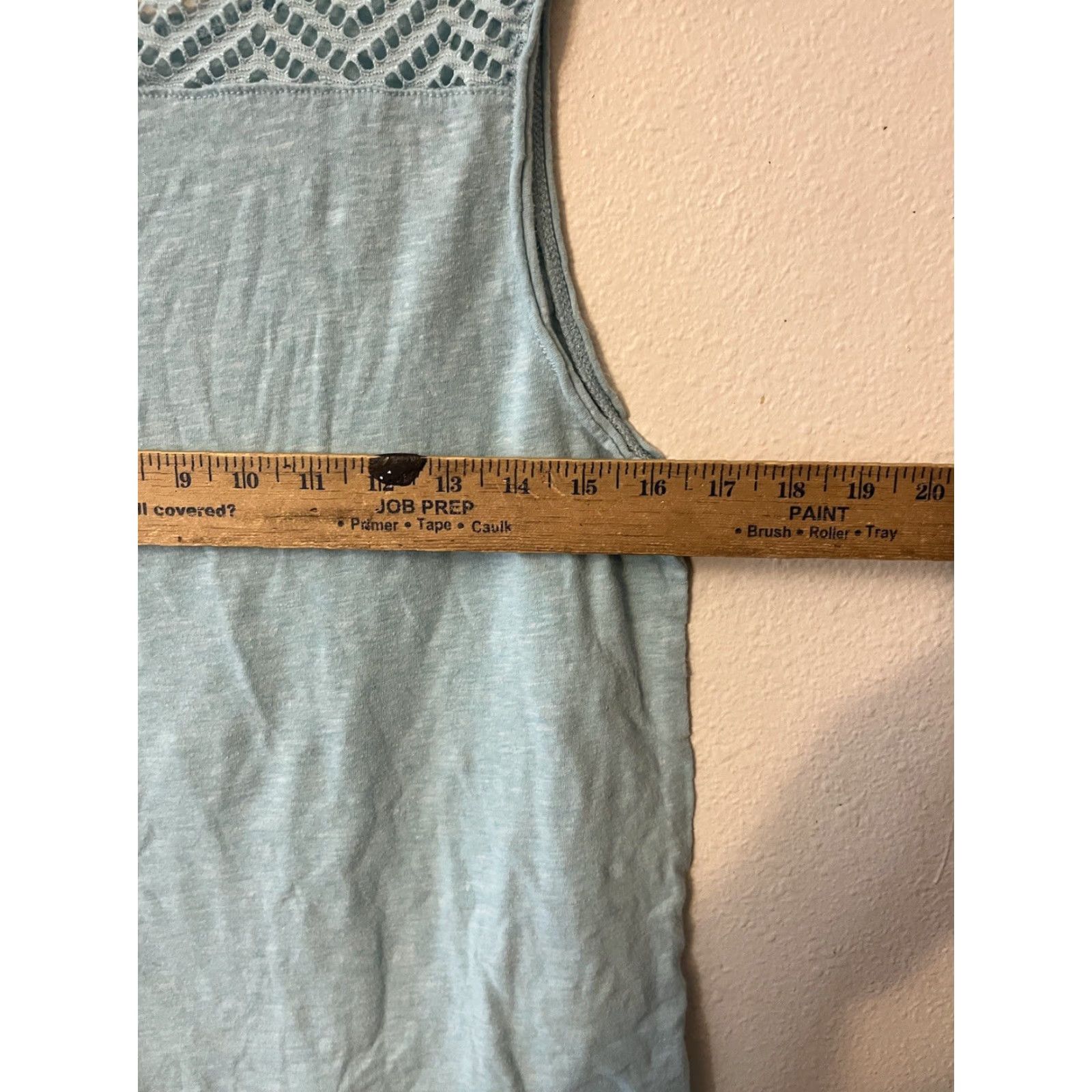 Aeropostale VINTAGE Aeropostale Tank Top Shirt Women L Blue Solid Cotton Knit Sleeveless Round Neck 90s Womens Size L / US 10 / IT 46 - 5 Thumbnail