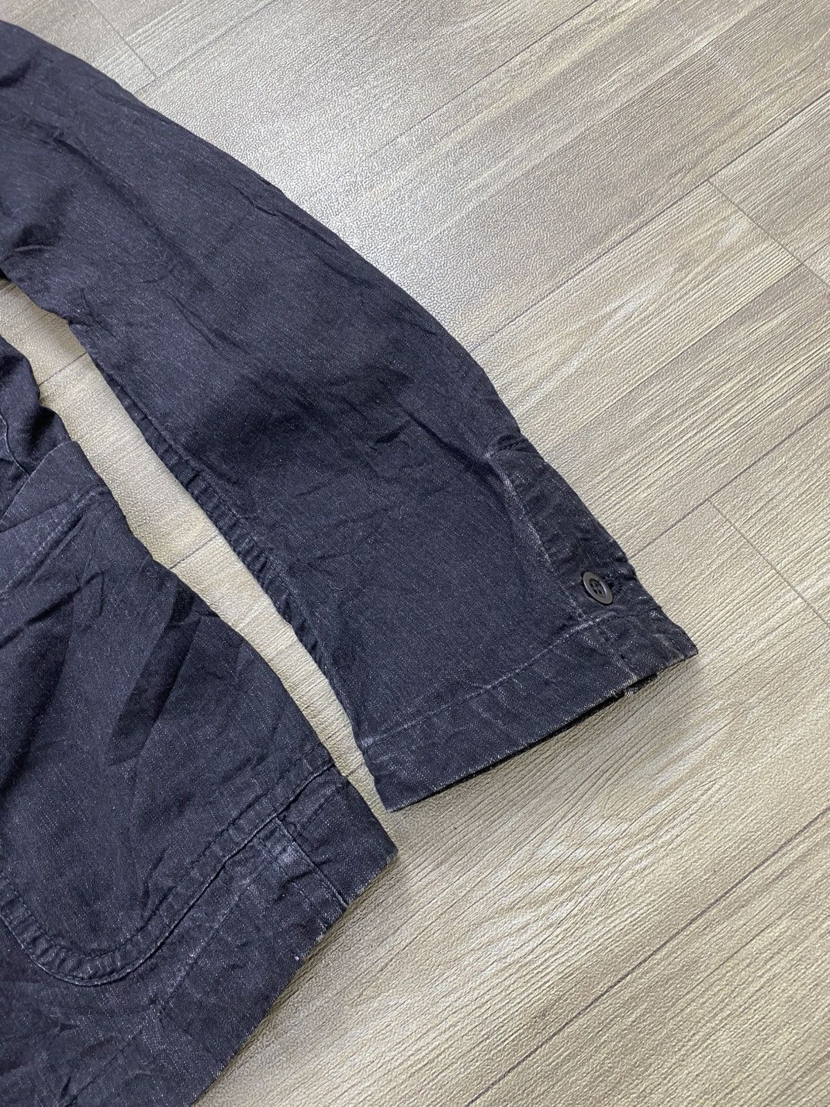 Attachment Attachment Japan Double Breast Distressed Design Coat Jacket Size US S / EU 44-46 / 1 - 4 Thumbnail