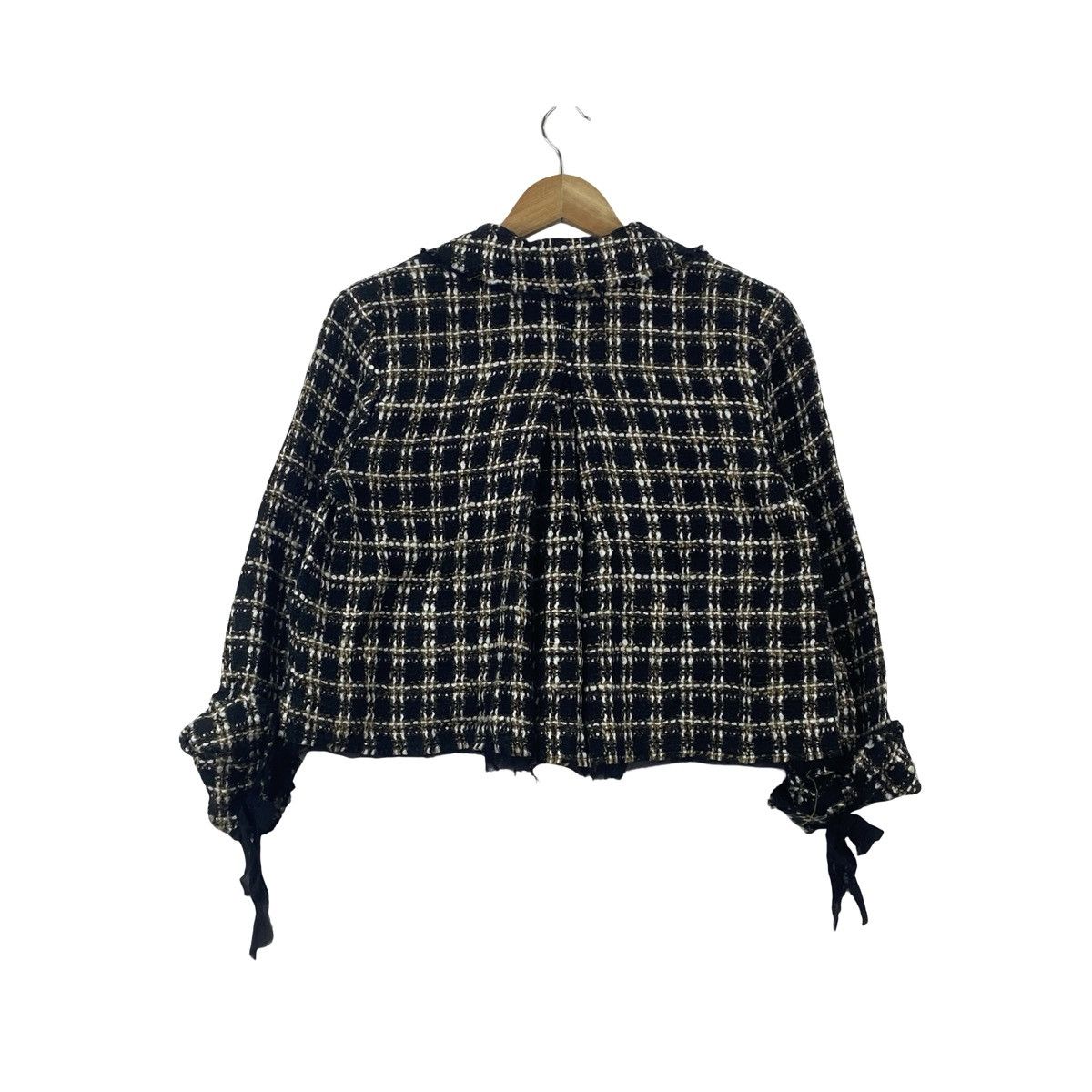 Vintage Vintage JOSEPHINE CHAUS Tweed Cropped Jacket Size S / US 4 / IT 40 - 9 Thumbnail