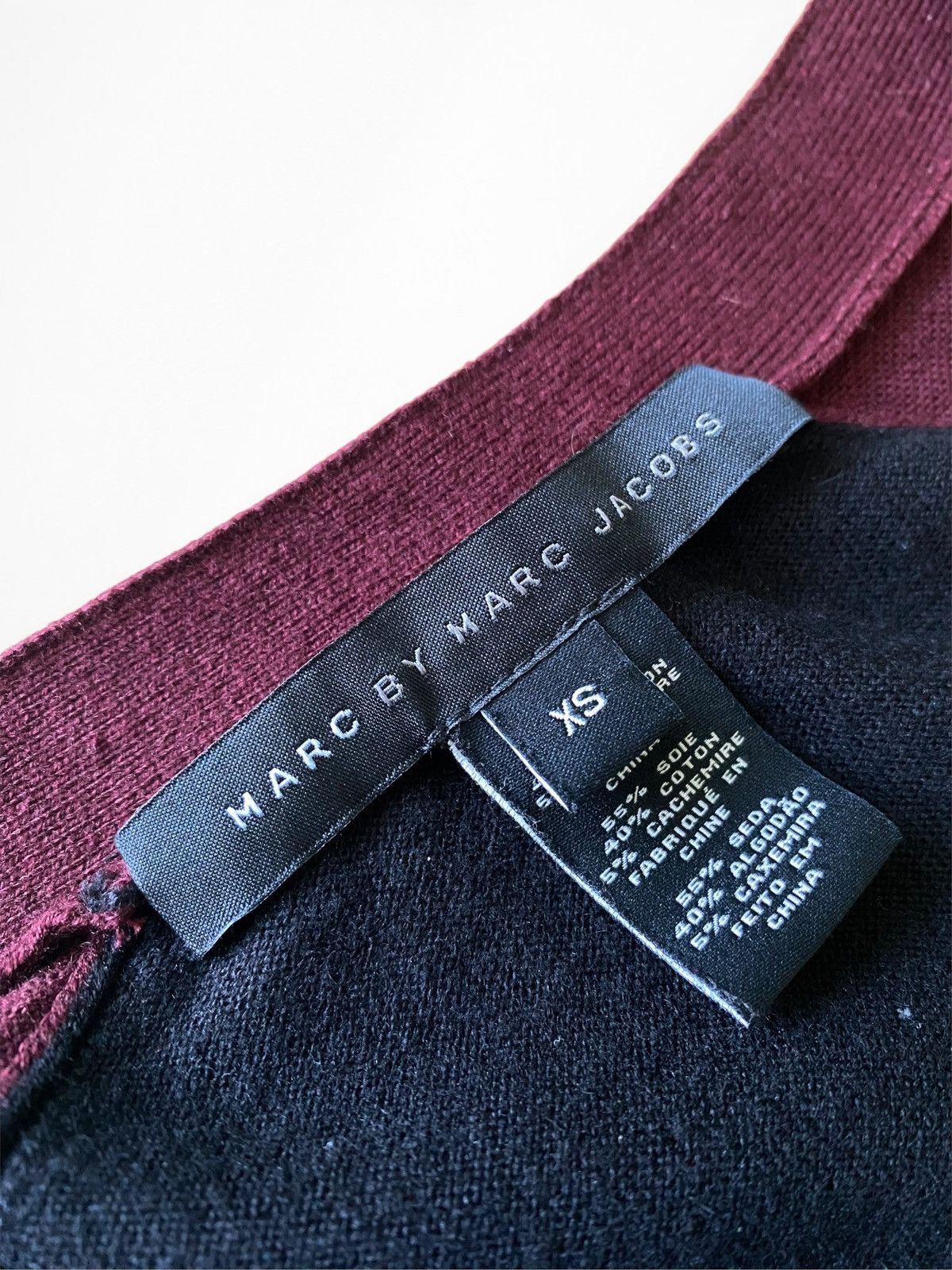 Marc by Marc Jacobs Marc By Marc Jacobs Beet Juice Silk & cashmere Cardigan Size US XS / EU 42 / 0 - 9 Thumbnail
