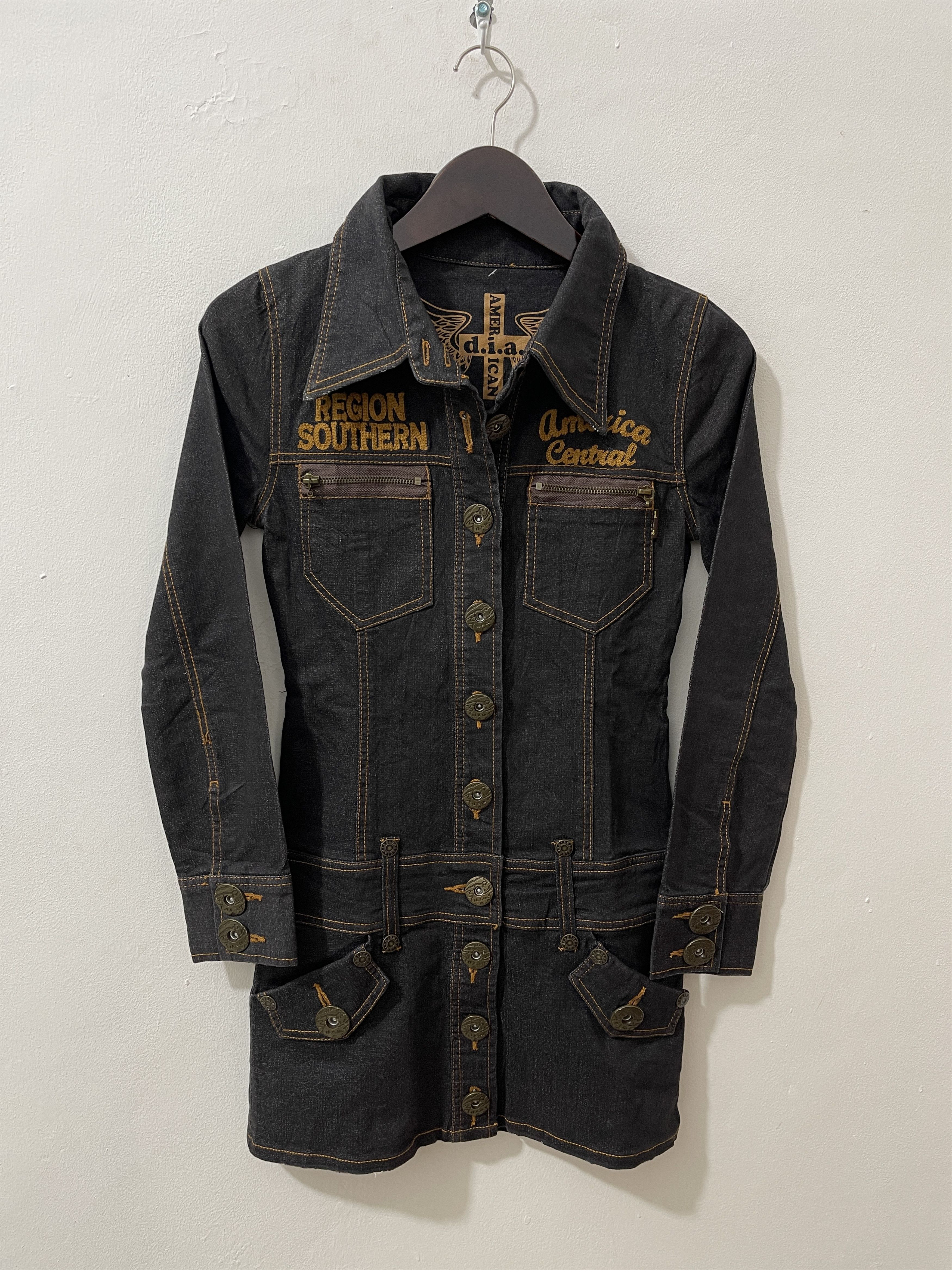 Japanese Brand D.I.A Japan Archive Y2k Overalls Size S / US 4 / IT 40 - 1 Thumbnail