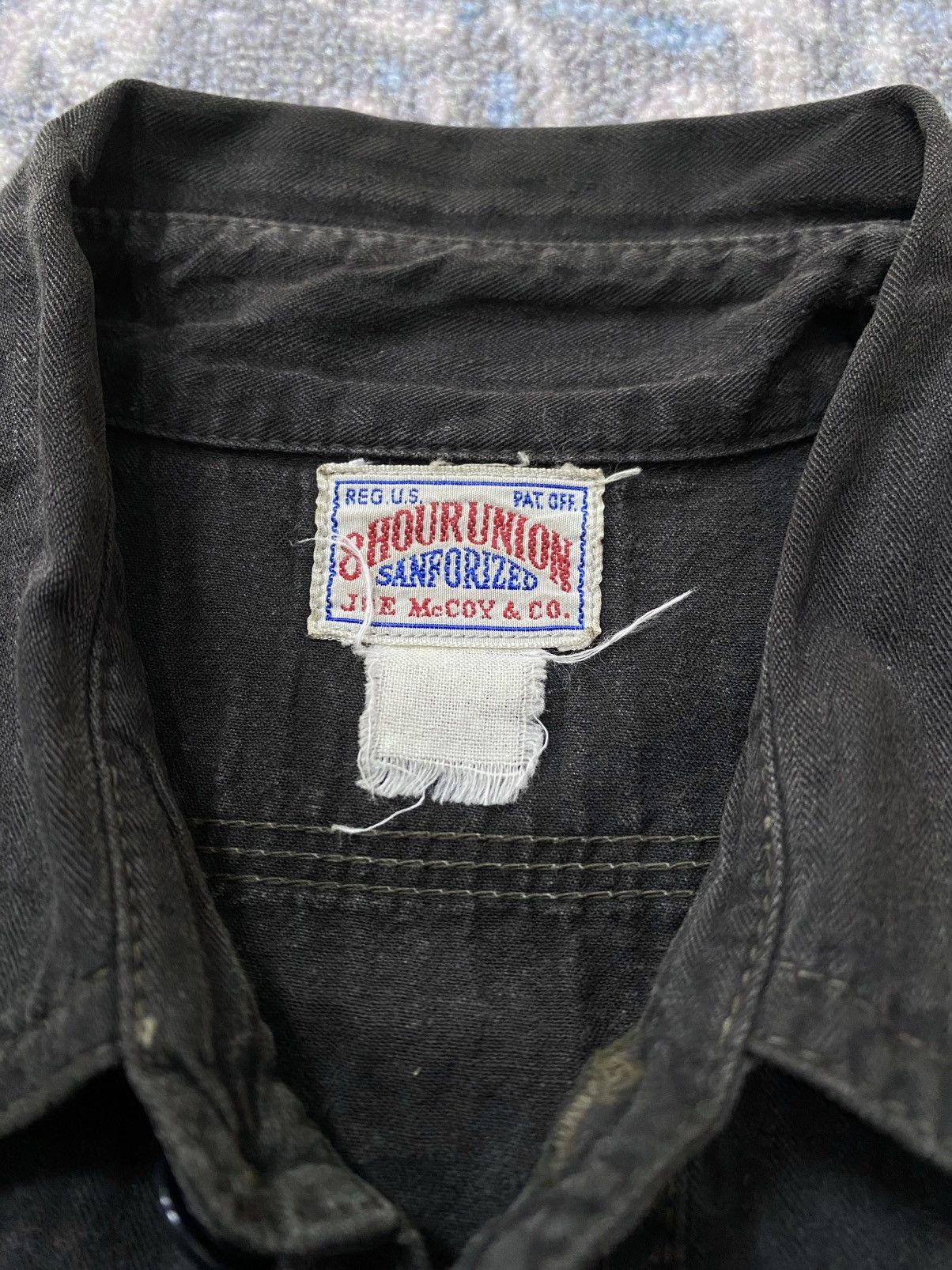 The Real McCoy's 8 Hours Union Joe Mccoy Shirt Size US M / EU 48-50 / 2 - 4 Thumbnail